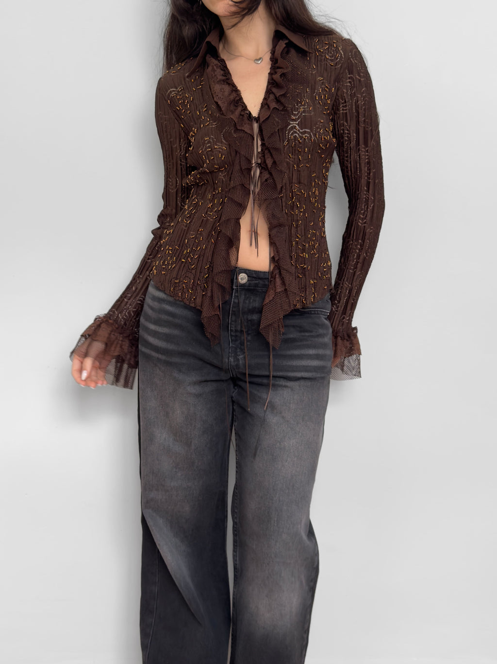 Embroidered Lace Blouse