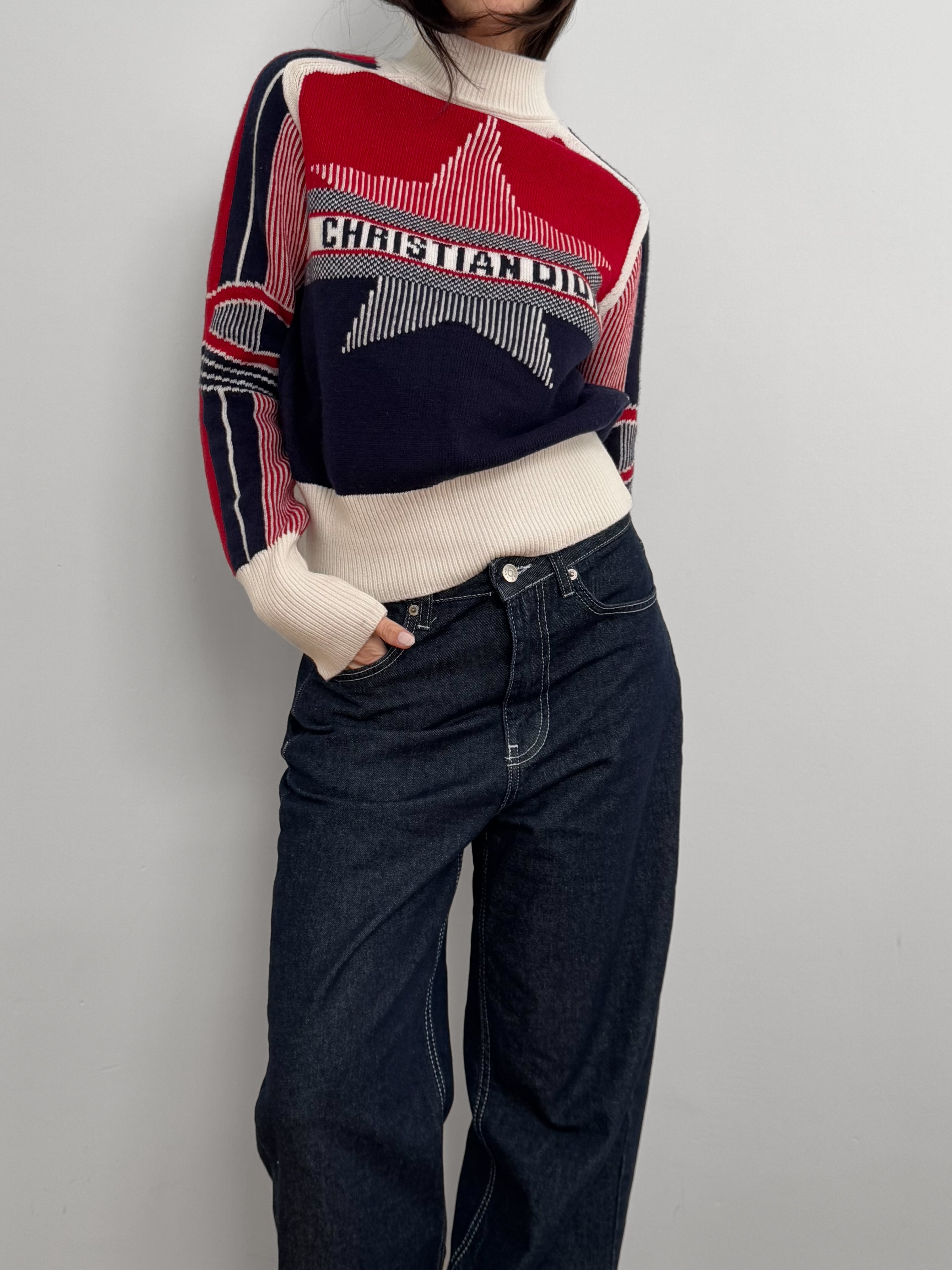 Christian Dior Alps Yün/Kaşmir Kazak