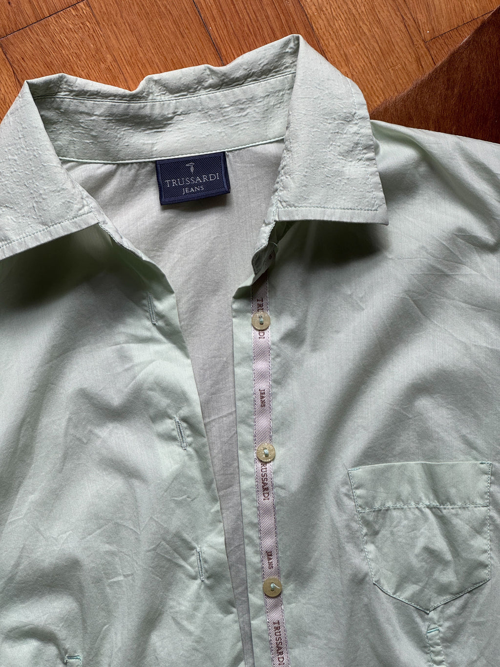 Trussardi Mint Green Shirt