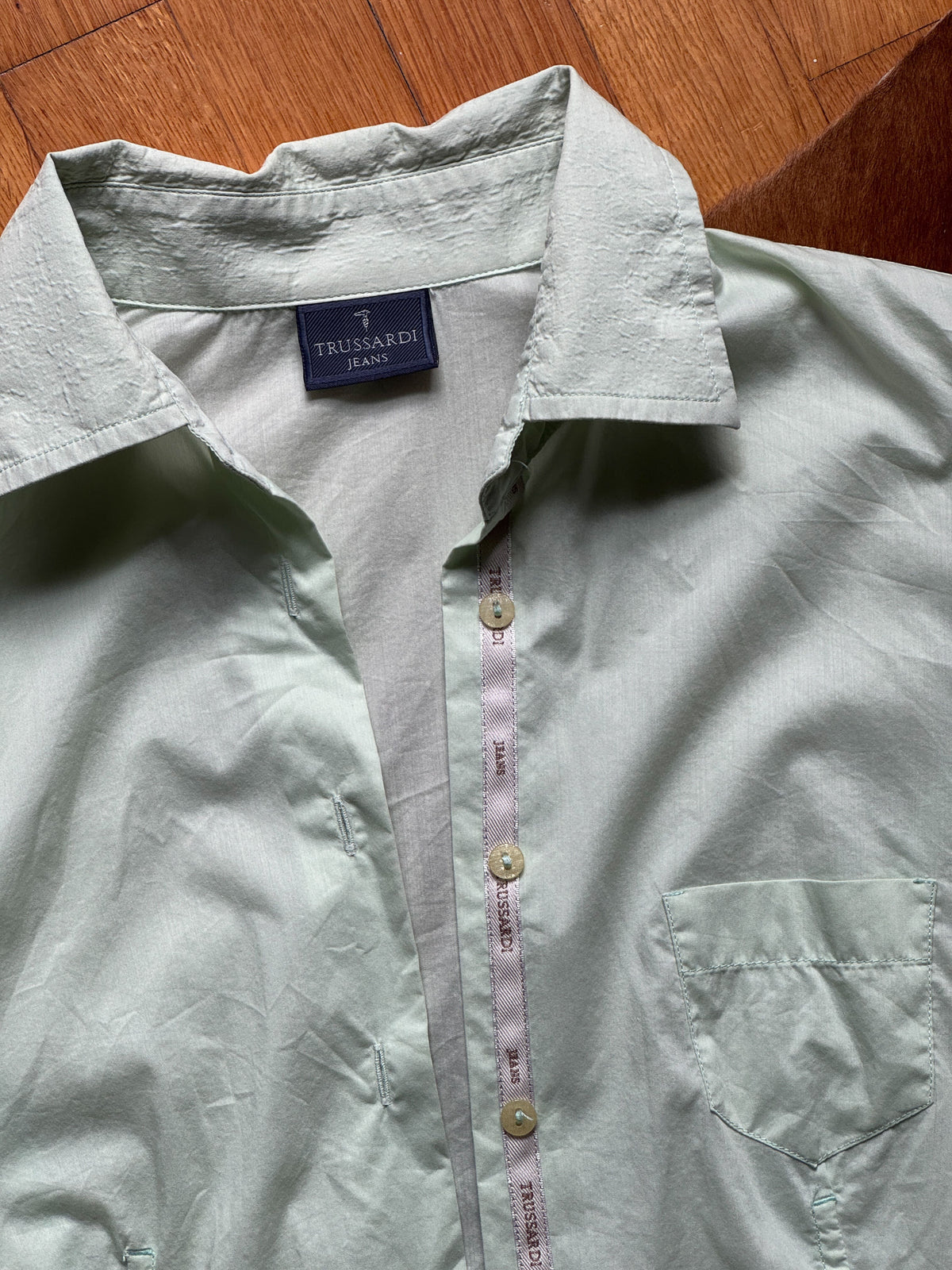 Trussardi Mint Green Shirt