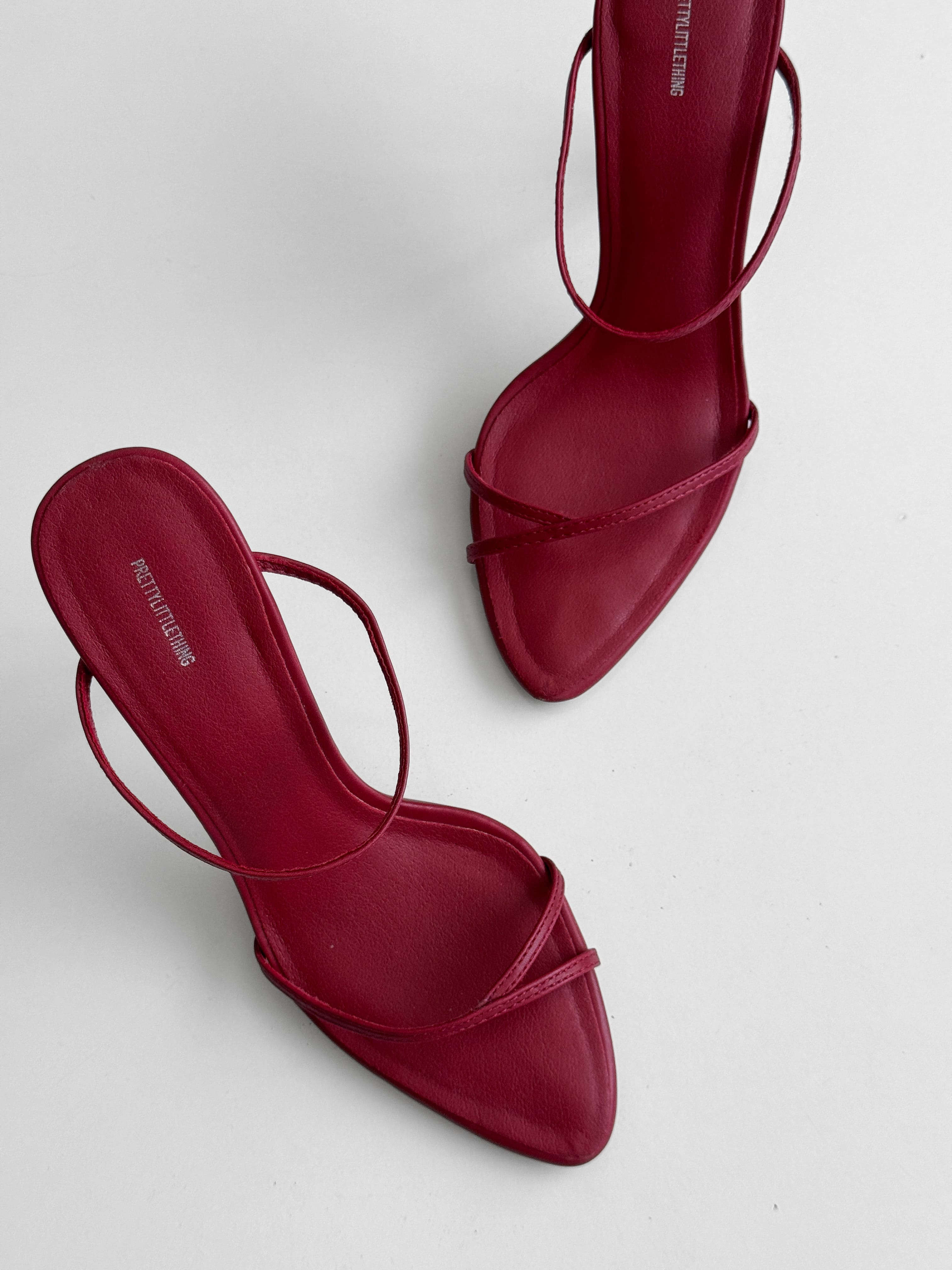 Red Leather Mules