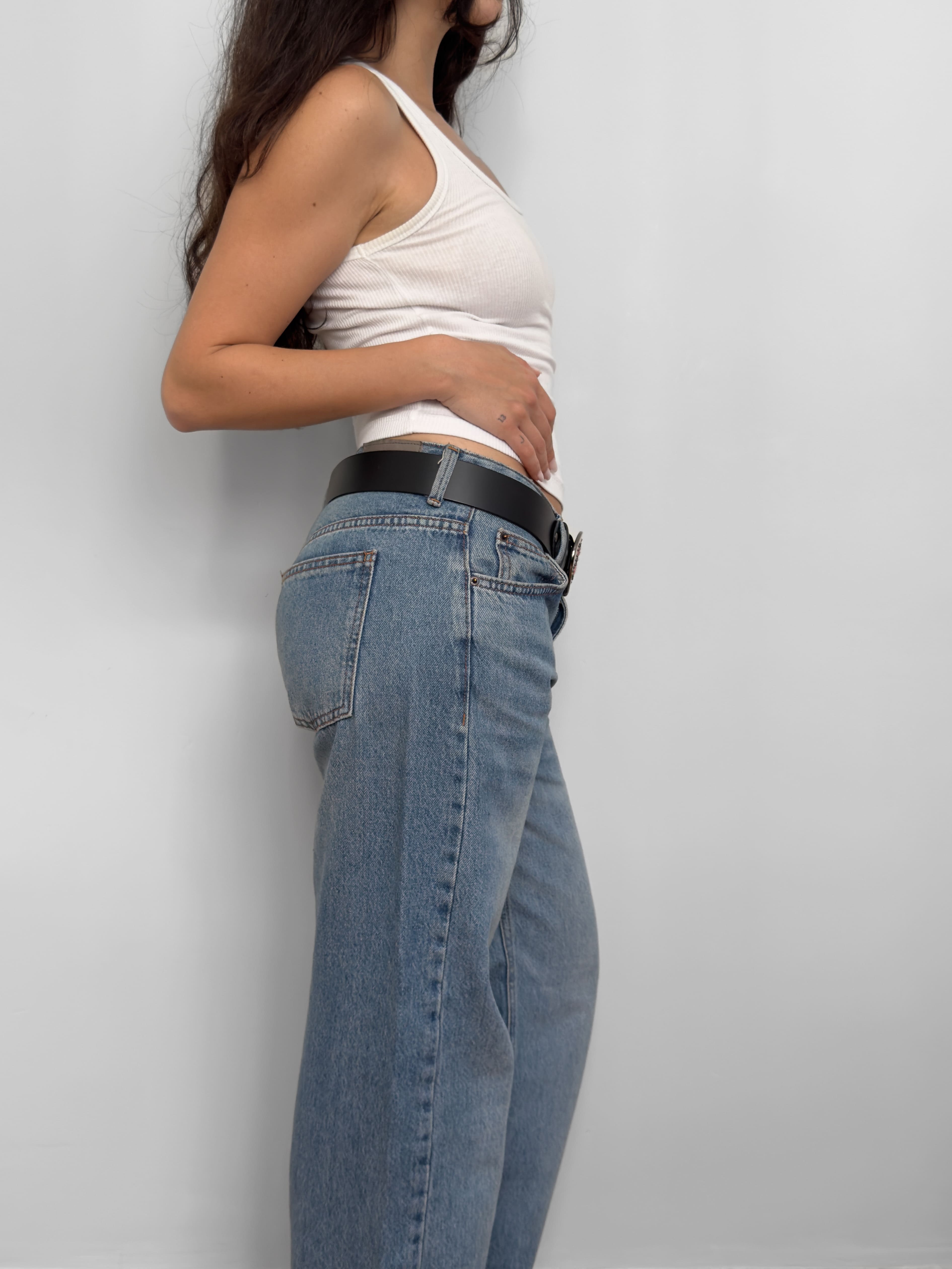 Roccobarocco Leather Belt
