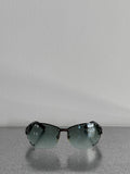 Gucci GG Rimless Crystal Sunglasses