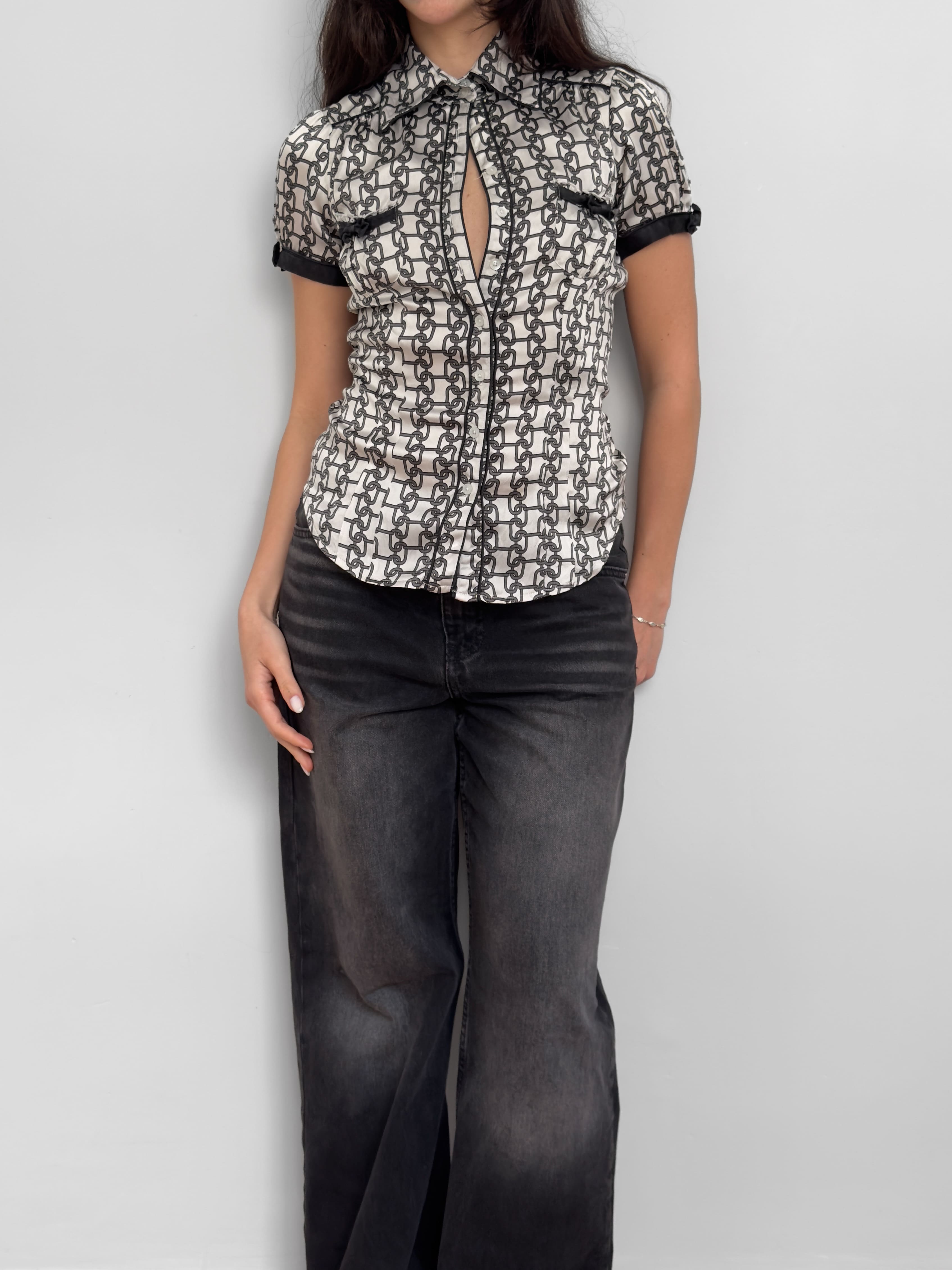 Bebe Silk Blouse