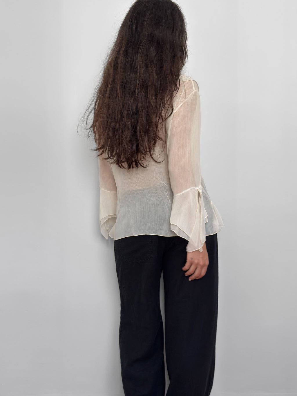 Ecru Sheer Shirt
