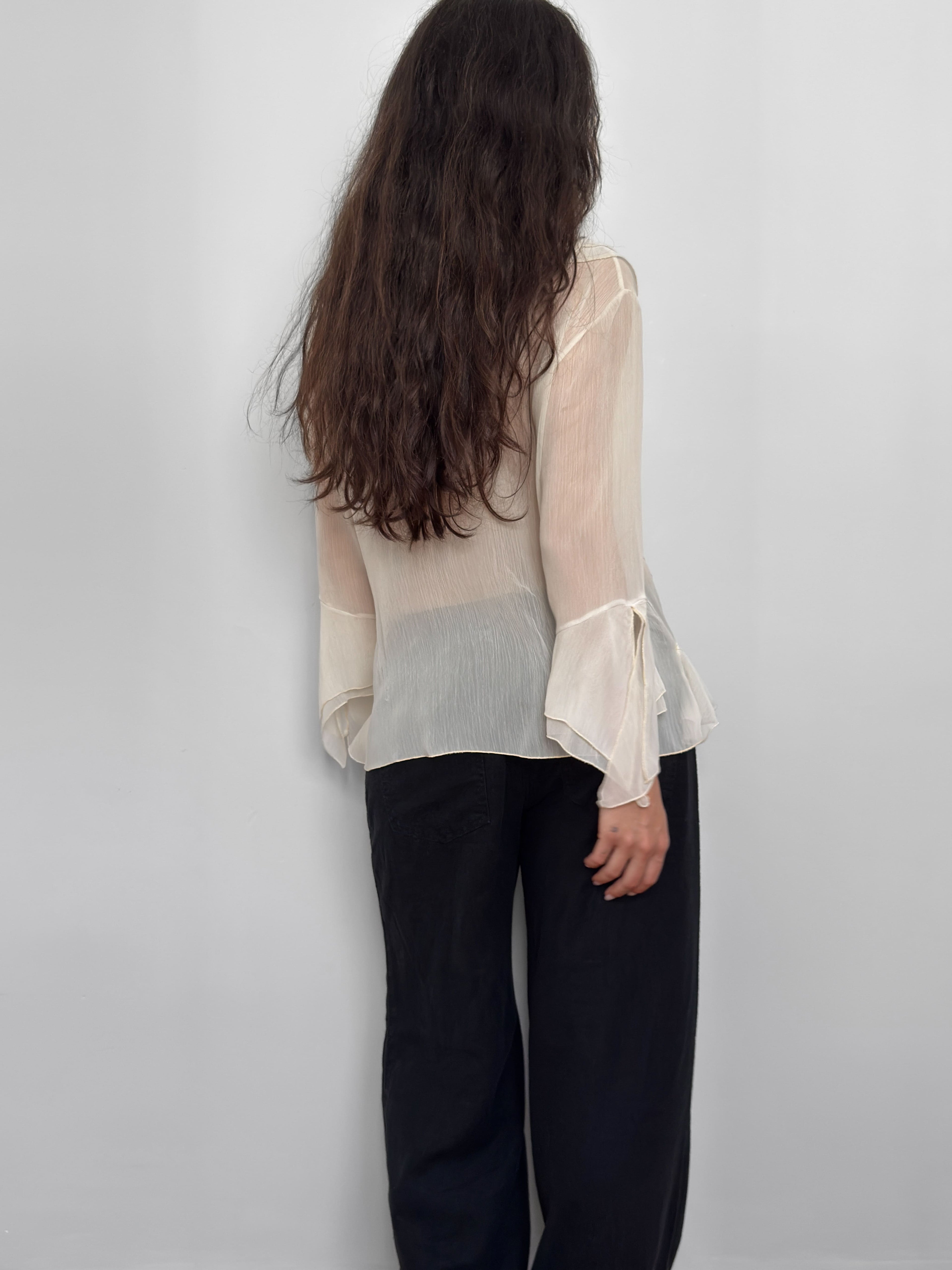Ecru Sheer Shirt