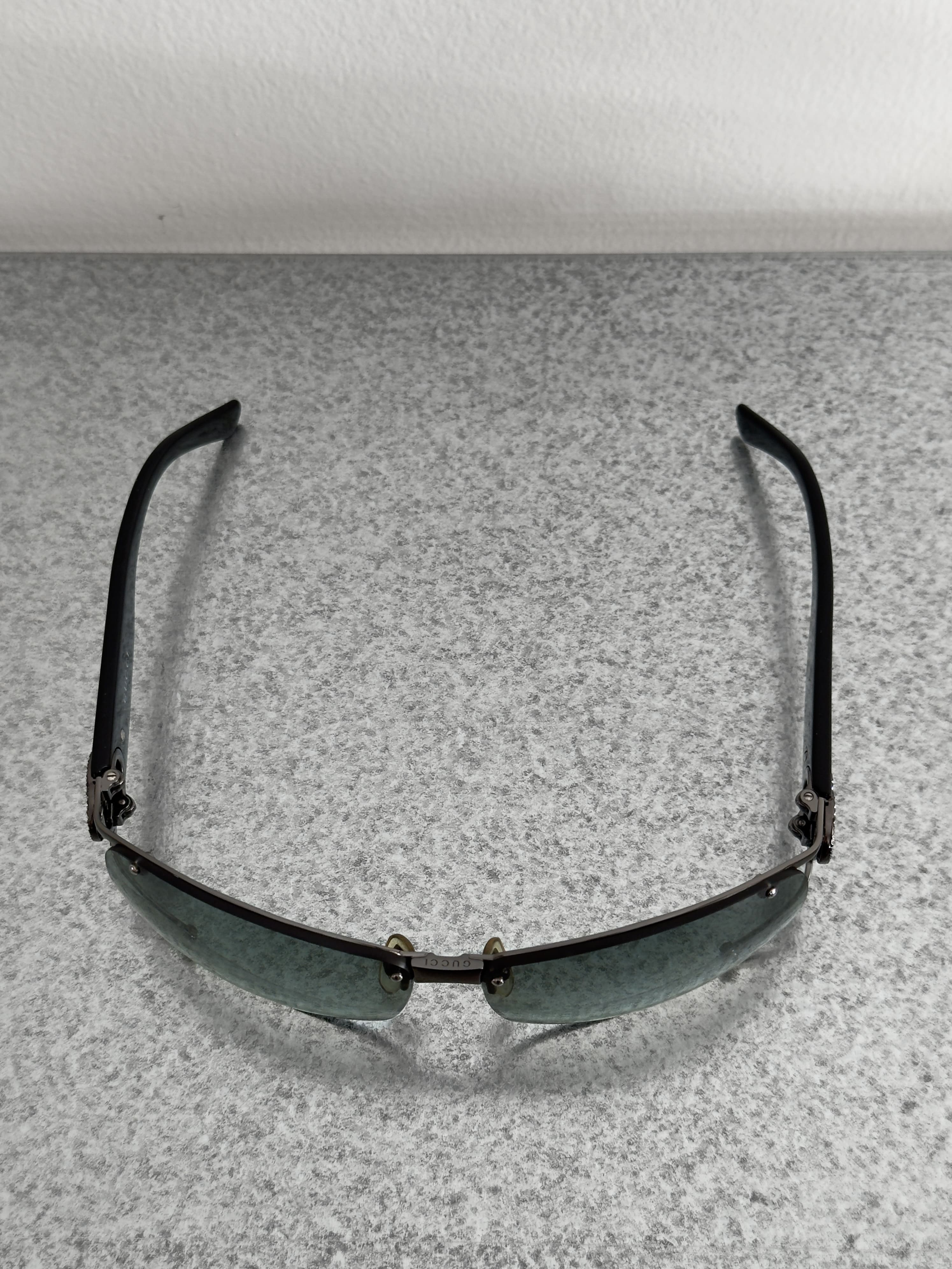 Gucci GG Rimless Crystal Sunglasses