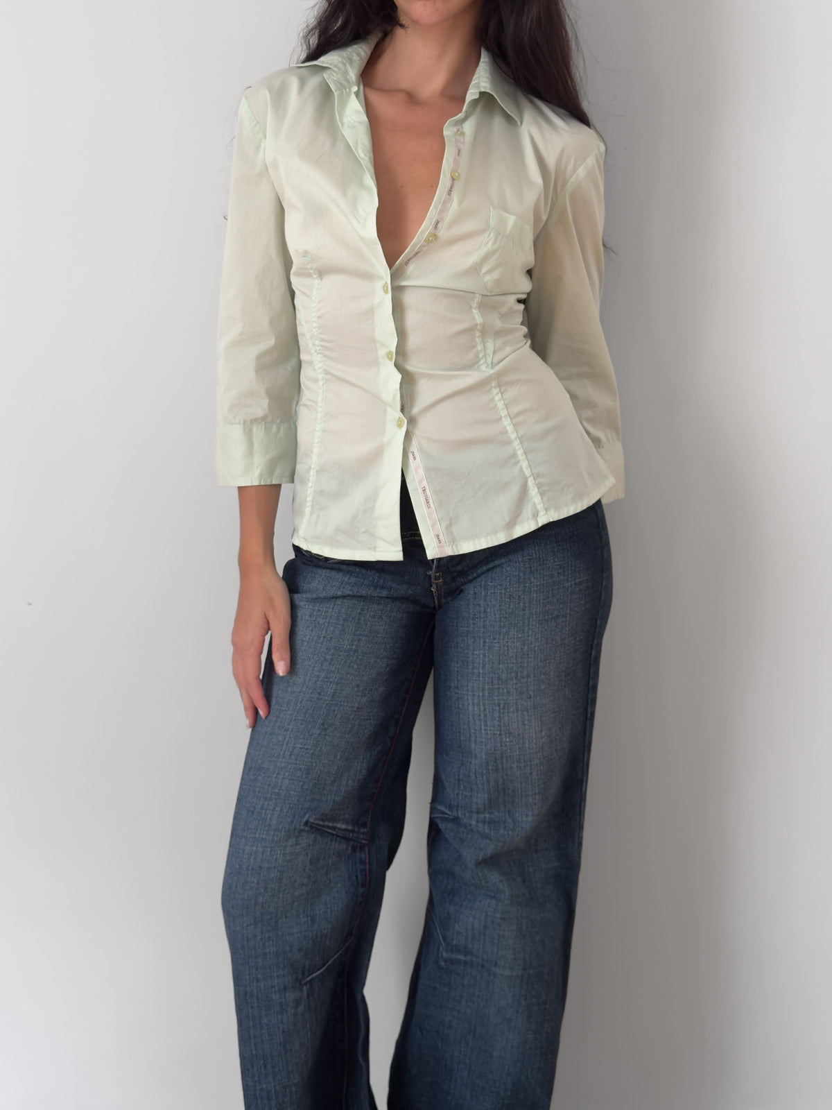 Trussardi Mint Green Shirt