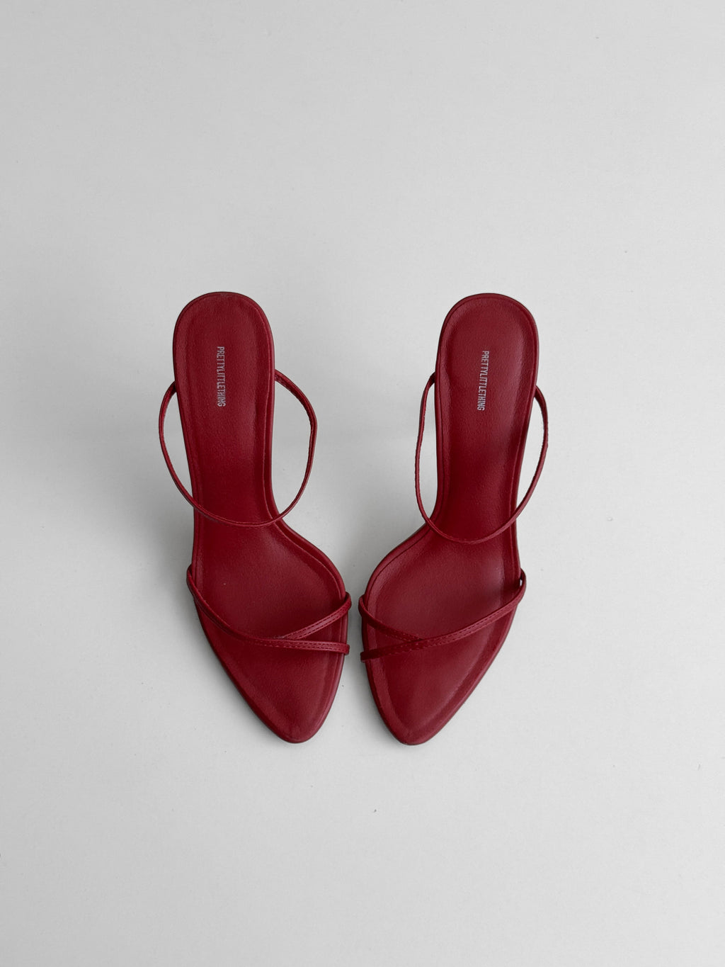 Red Leather Mules