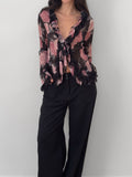 Floral Chiffon Blouse