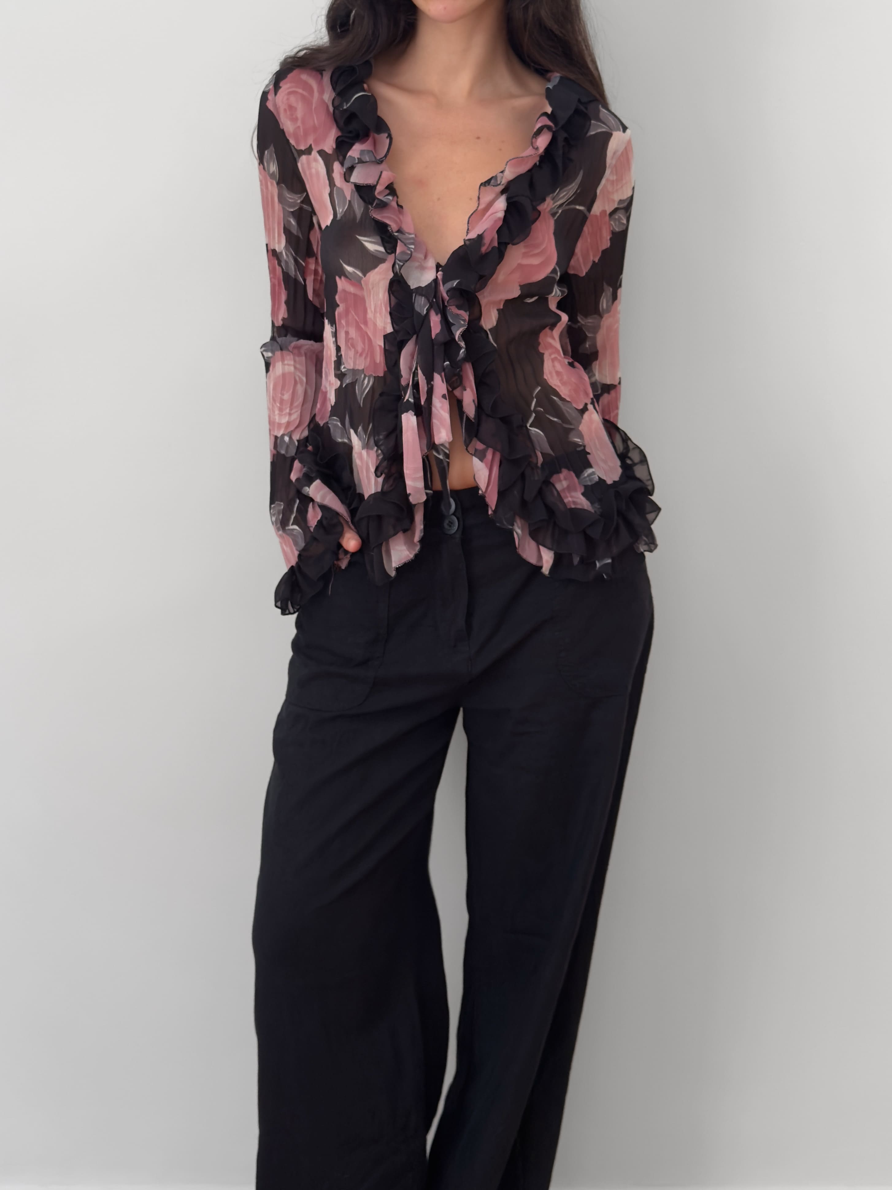 Floral Chiffon Blouse
