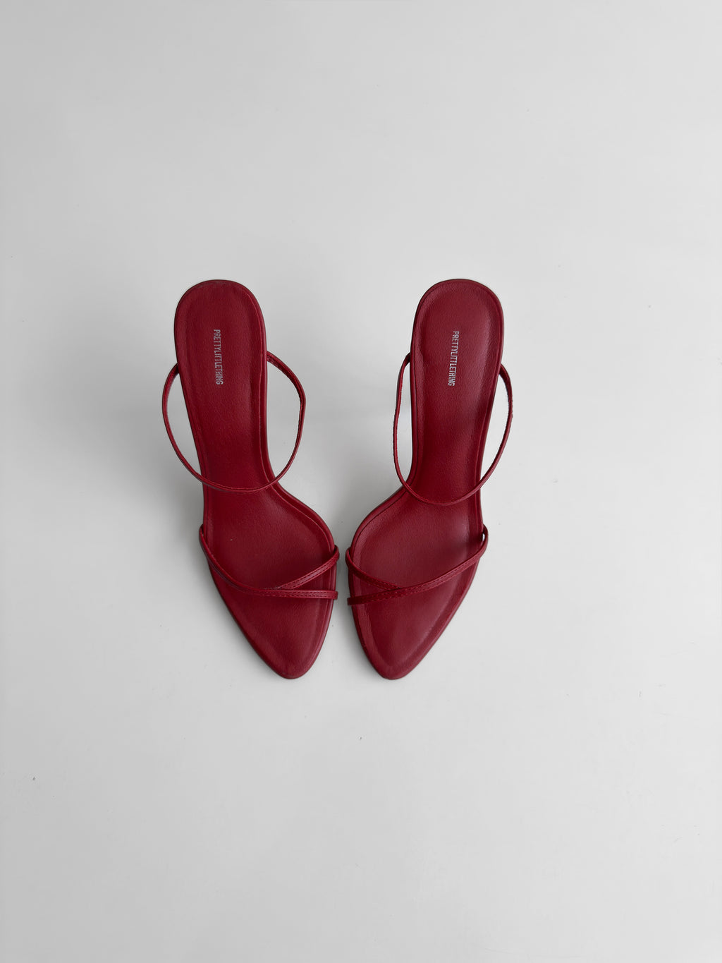 Red Leather Mules