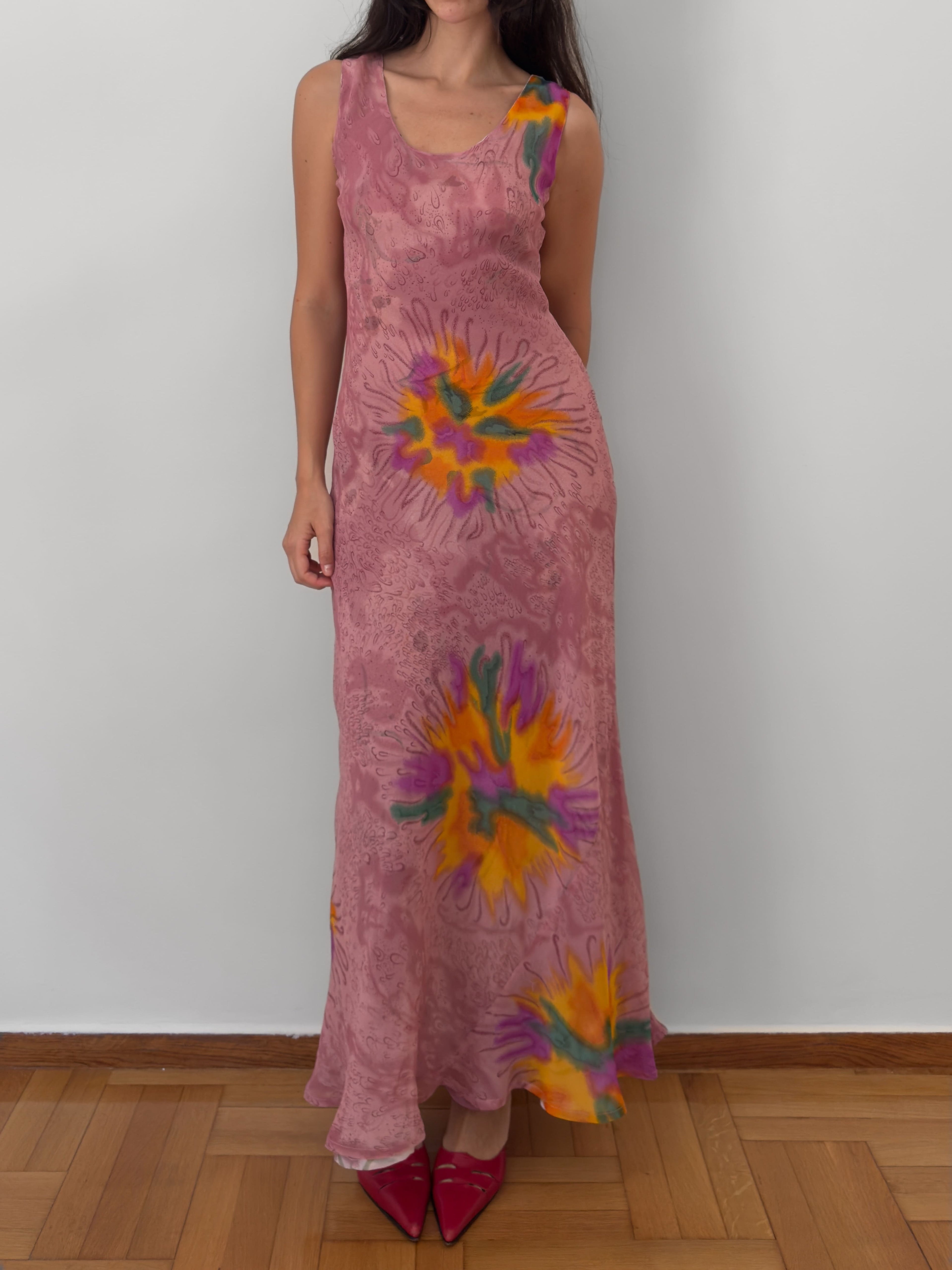 Reversible Floral Maxi Dress