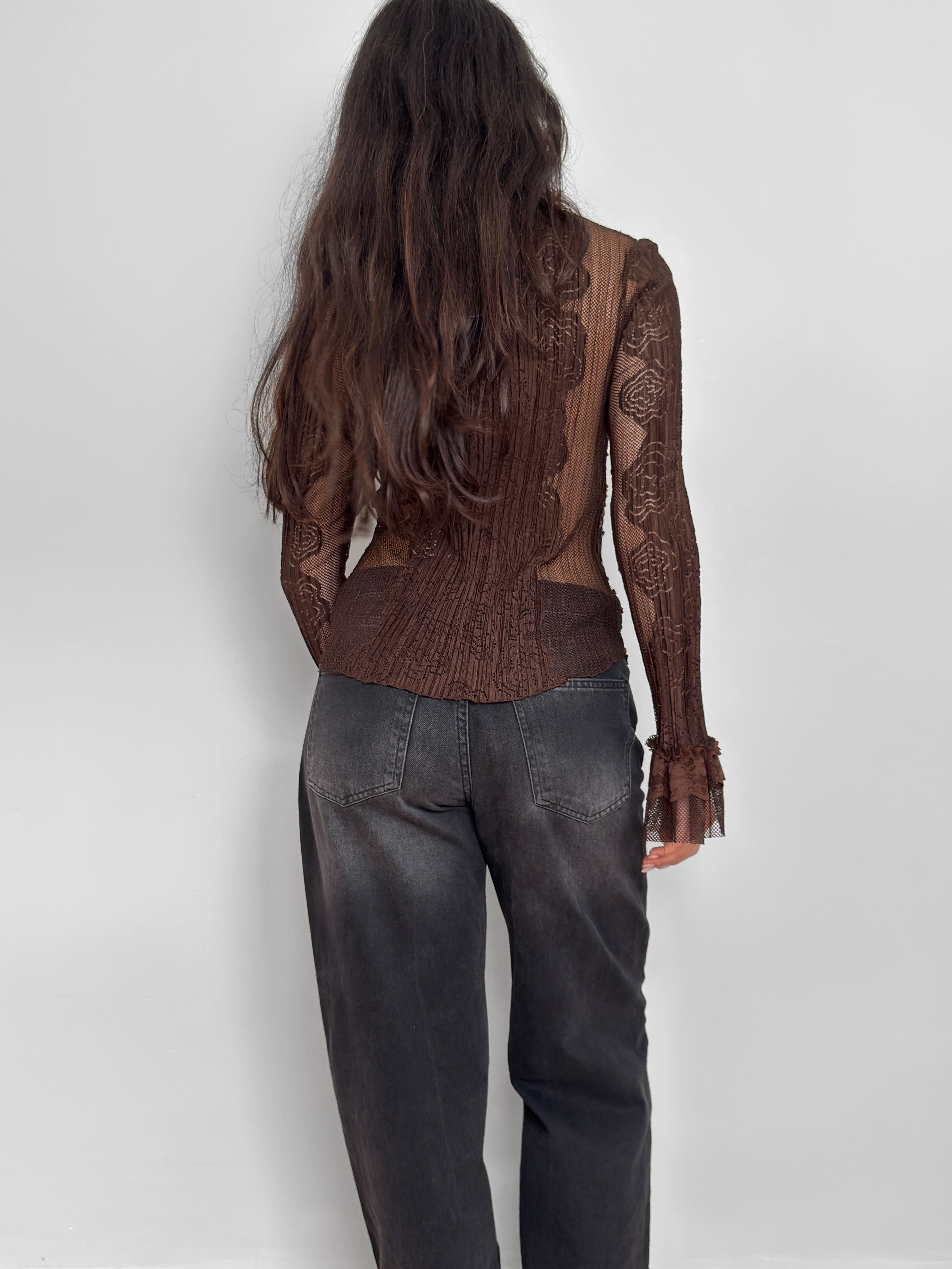 Embroidered Lace Blouse