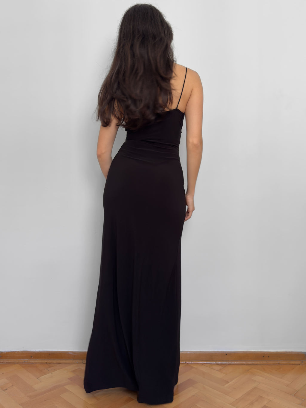 Black Slit Dress
