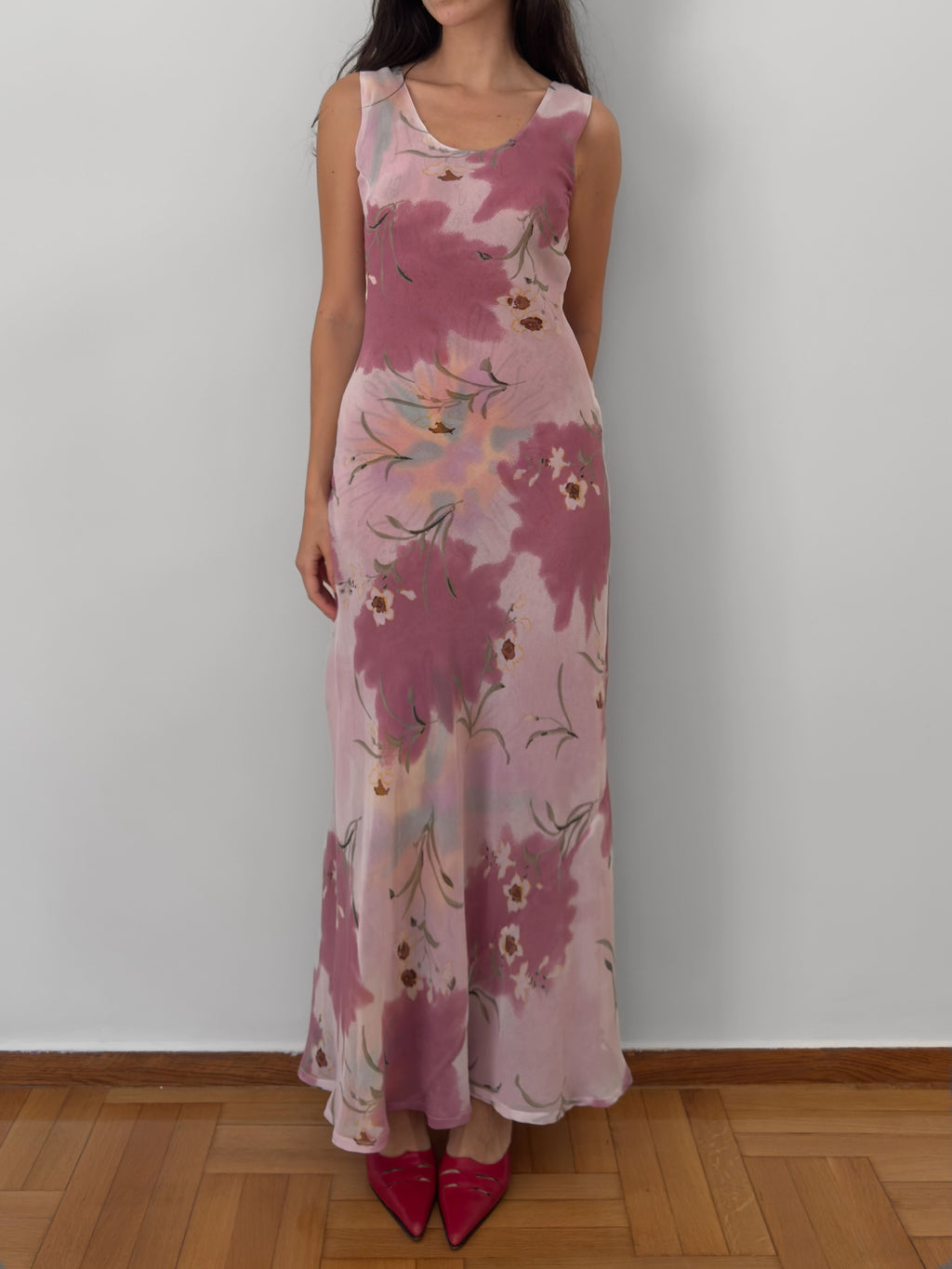 Reversible Floral Maxi Dress