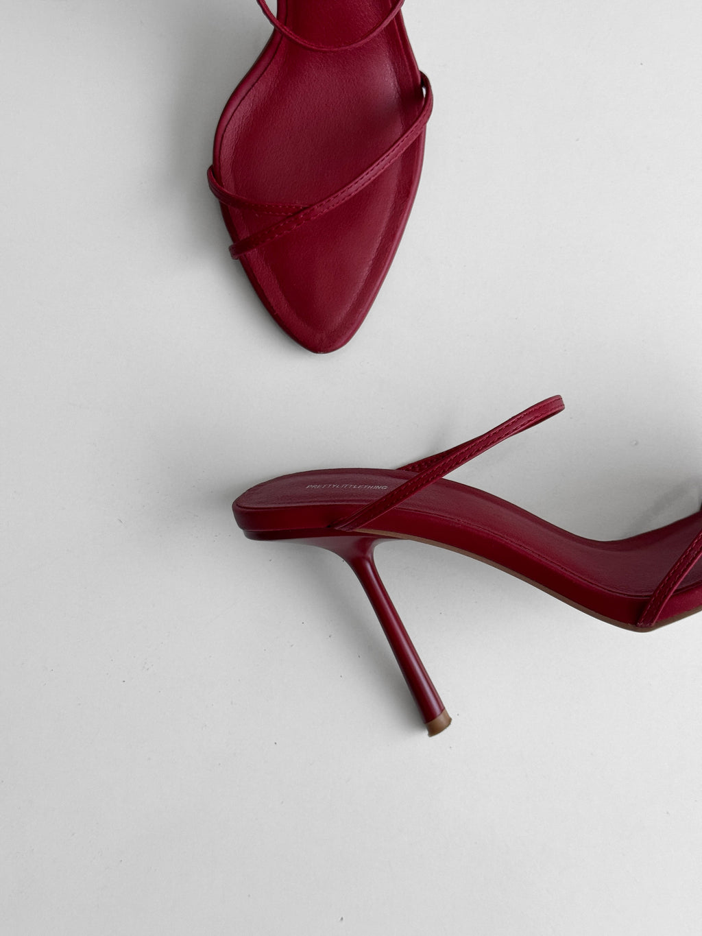 Red Leather Mules