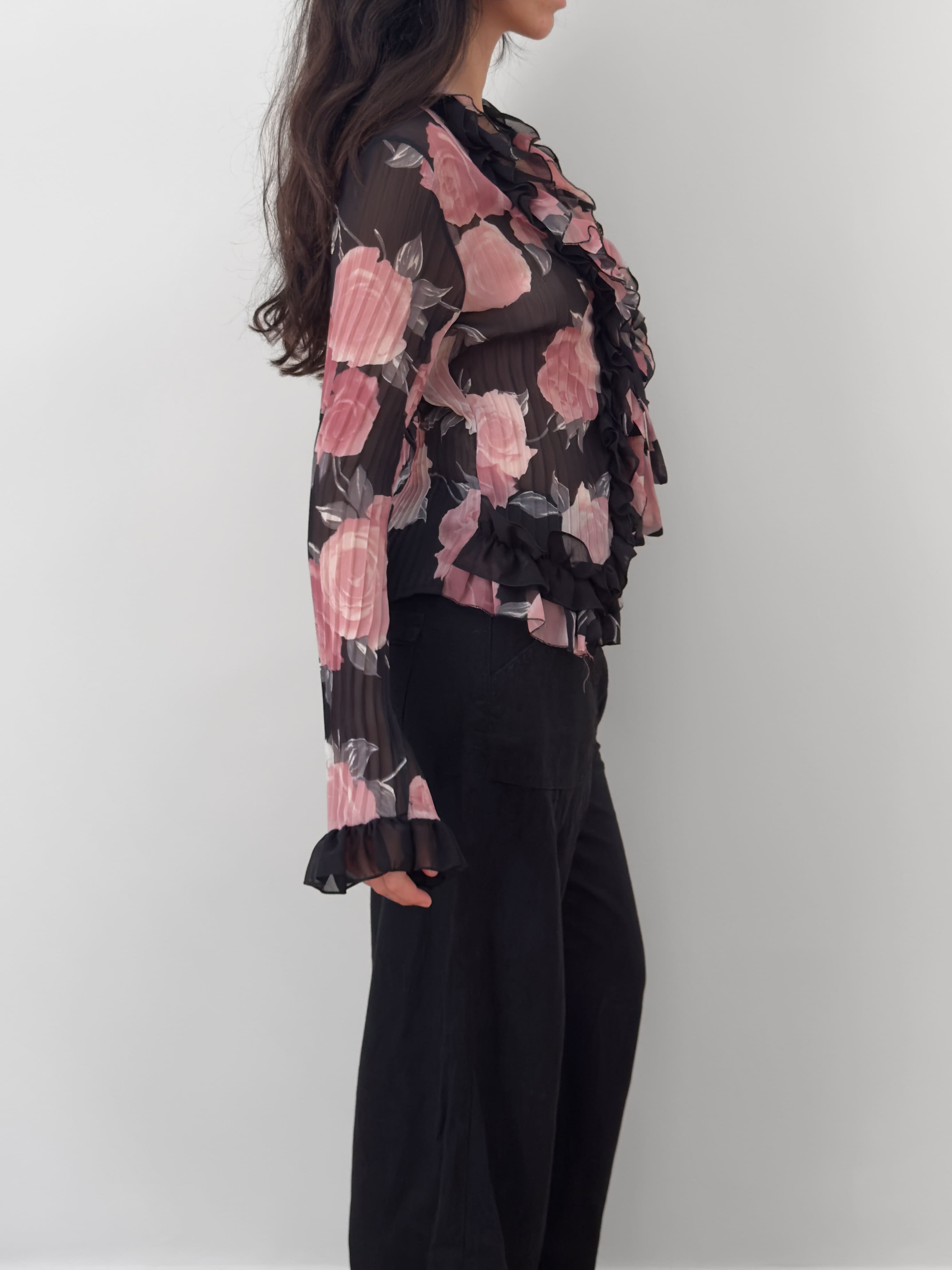 Floral Chiffon Blouse