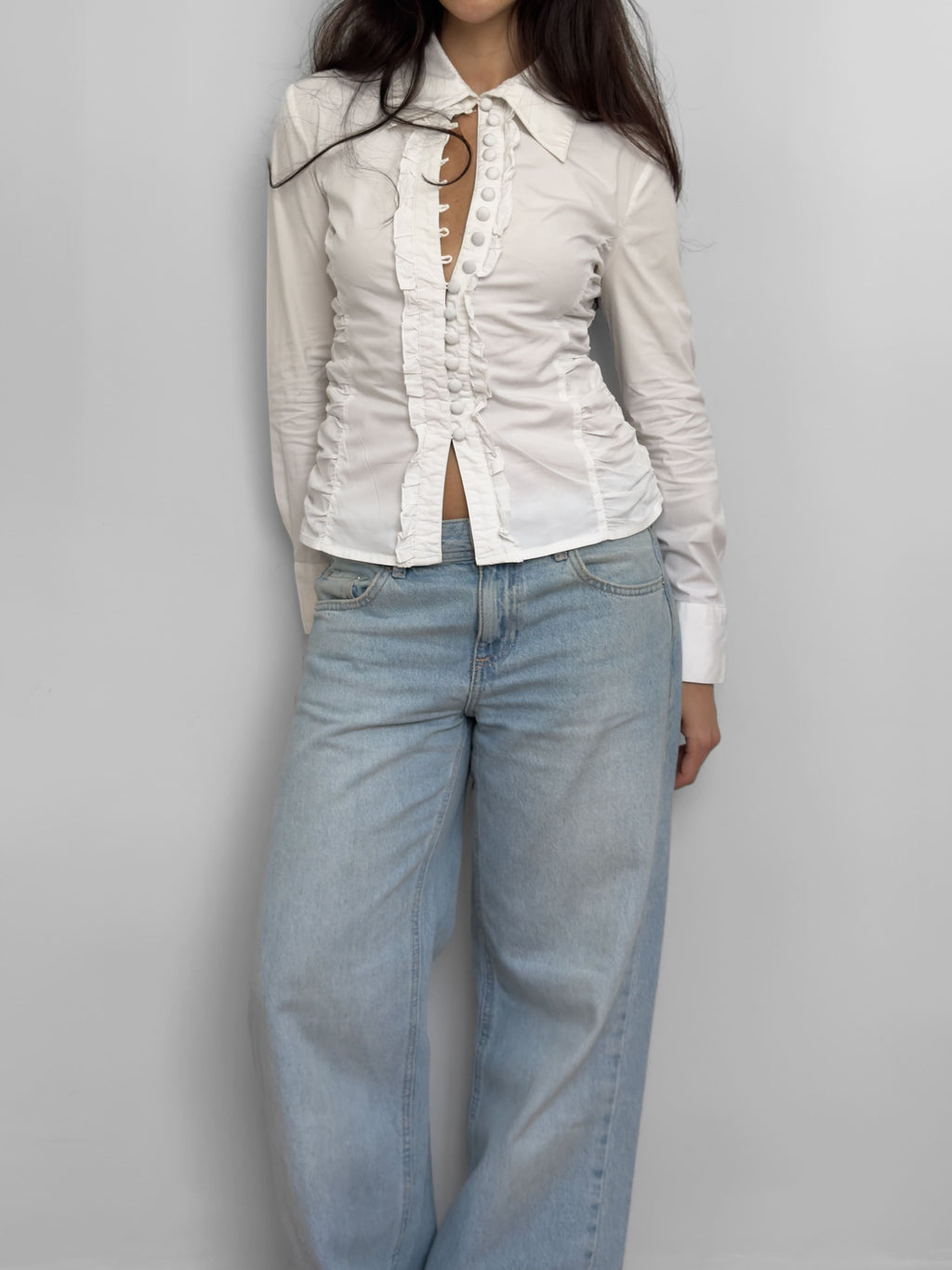 Buttoned White Shirt