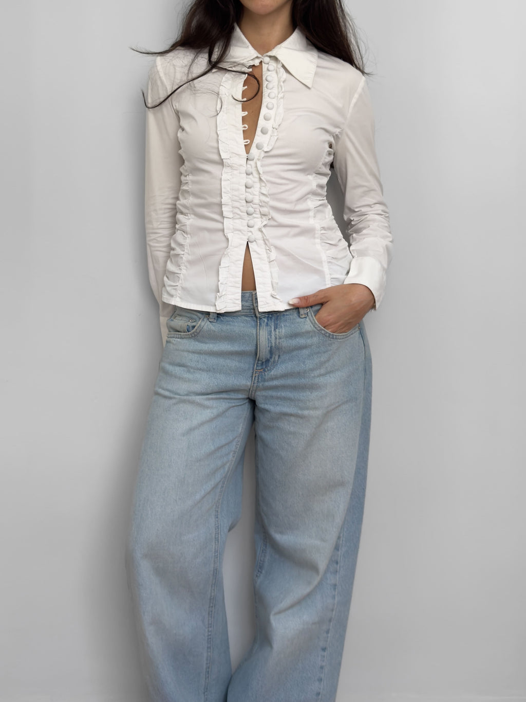Buttoned White Shirt