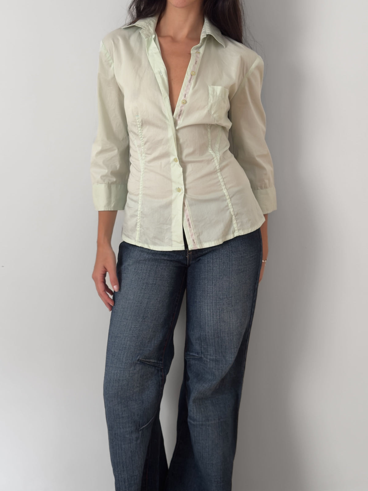 Trussardi Mint Green Shirt