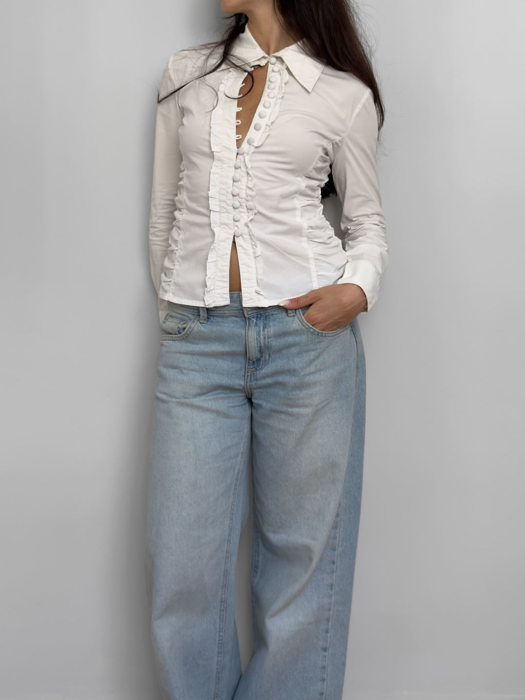 Buttoned White Shirt
