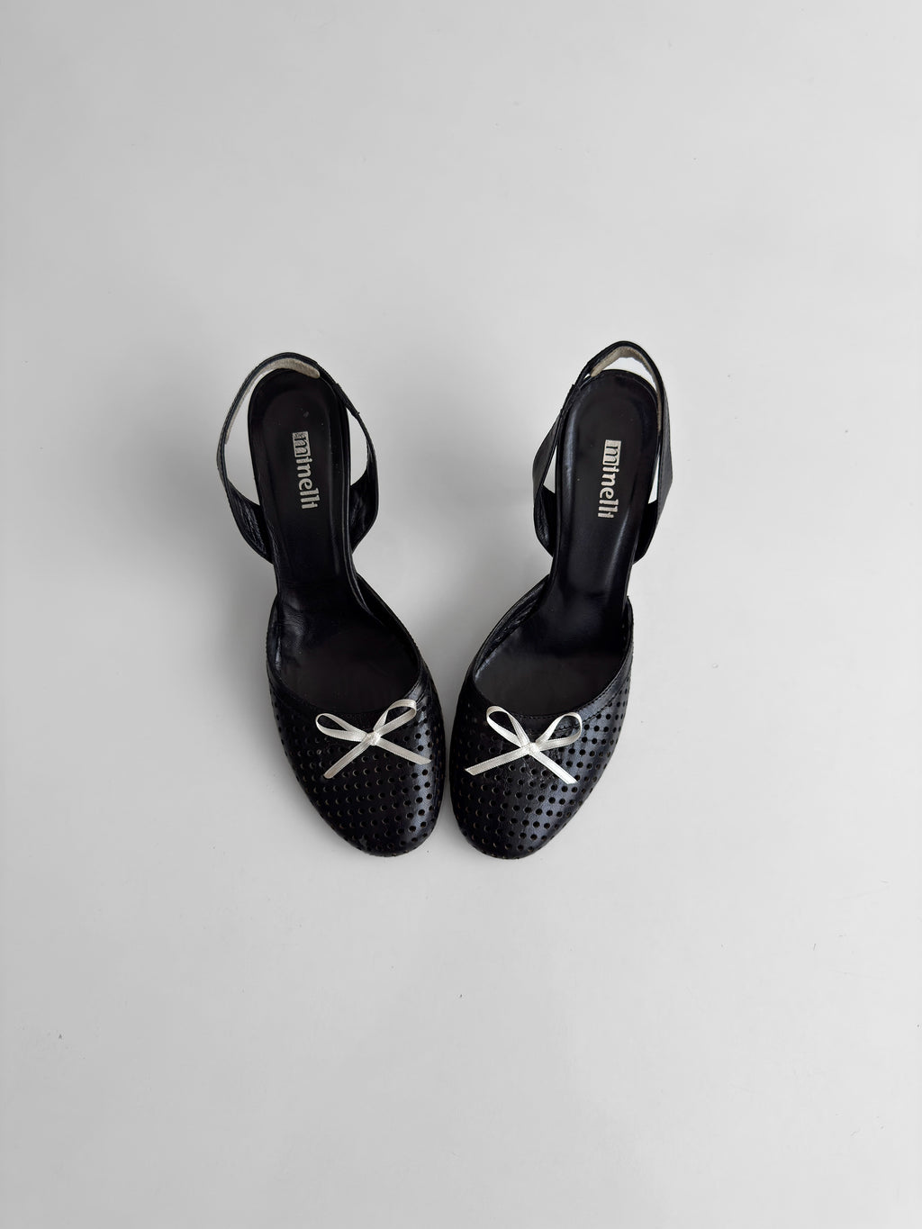 Leather Ballerina Heels