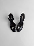 Leather Ballerina Heels