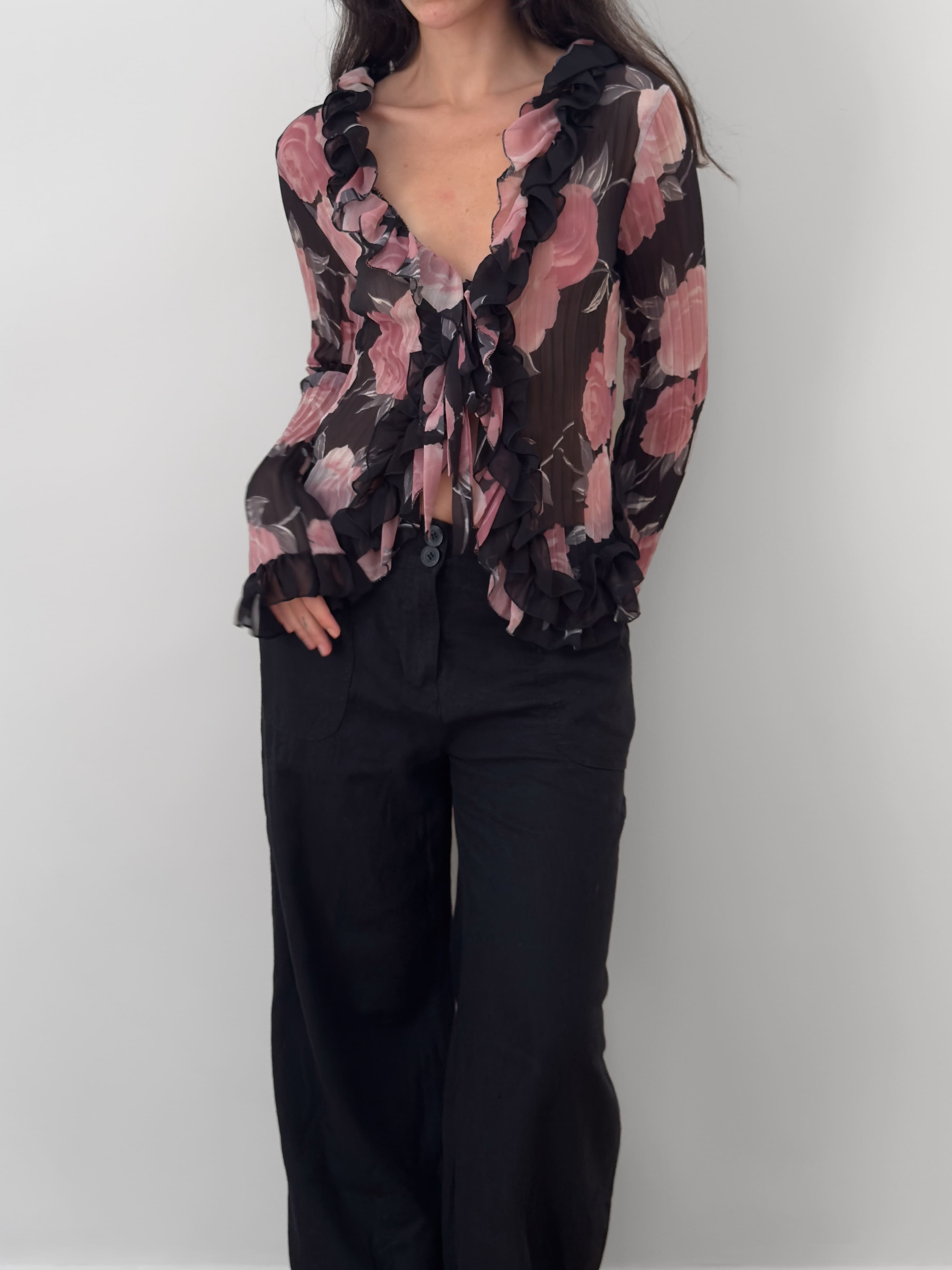 Floral Chiffon Blouse
