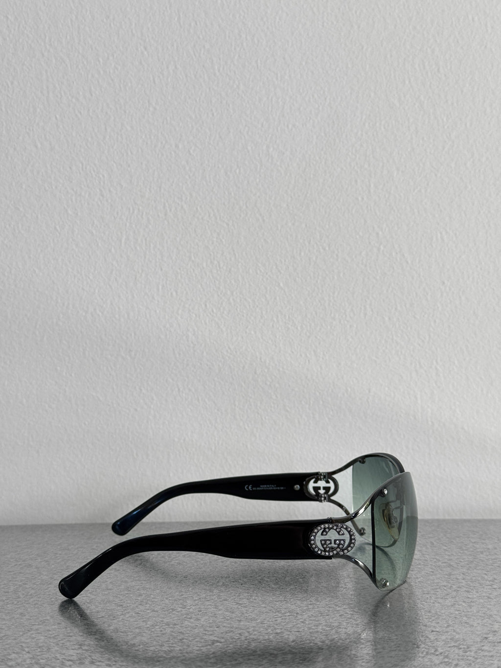 Gucci GG Rimless Crystal Sunglasses