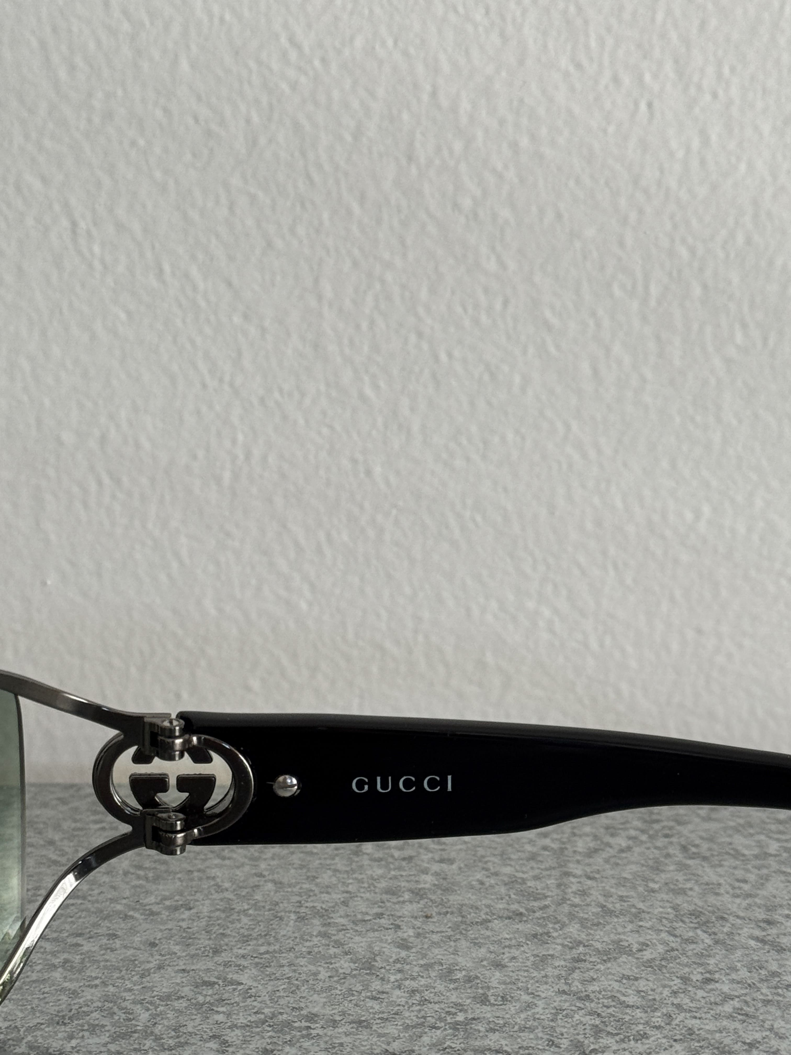 Gucci GG Rimless Crystal Sunglasses