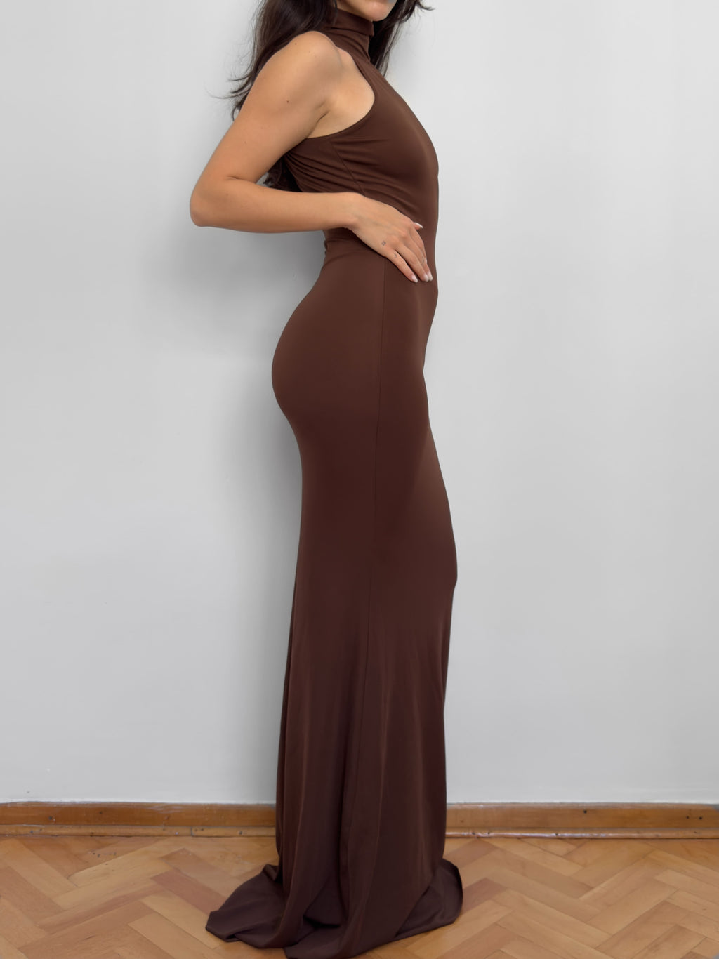 Halter Neck Maxi Dress