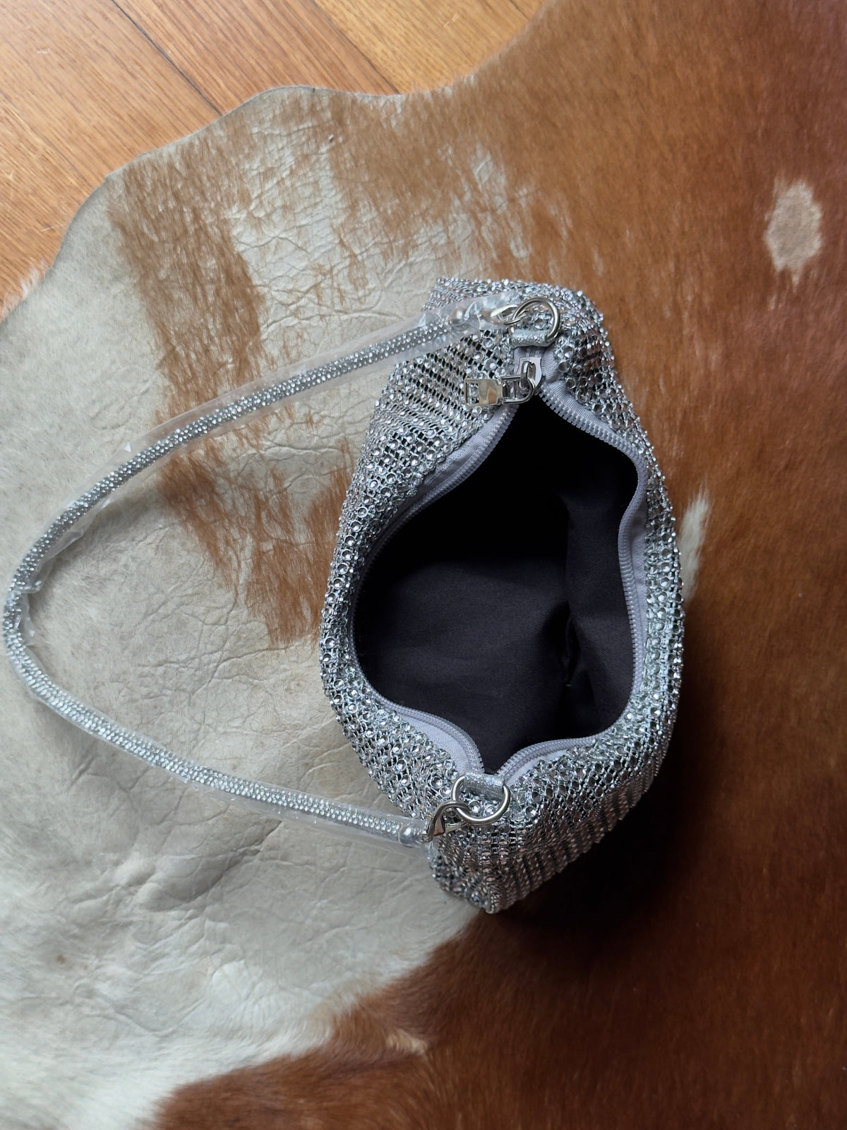 Silver Mesh Shoulder Bag