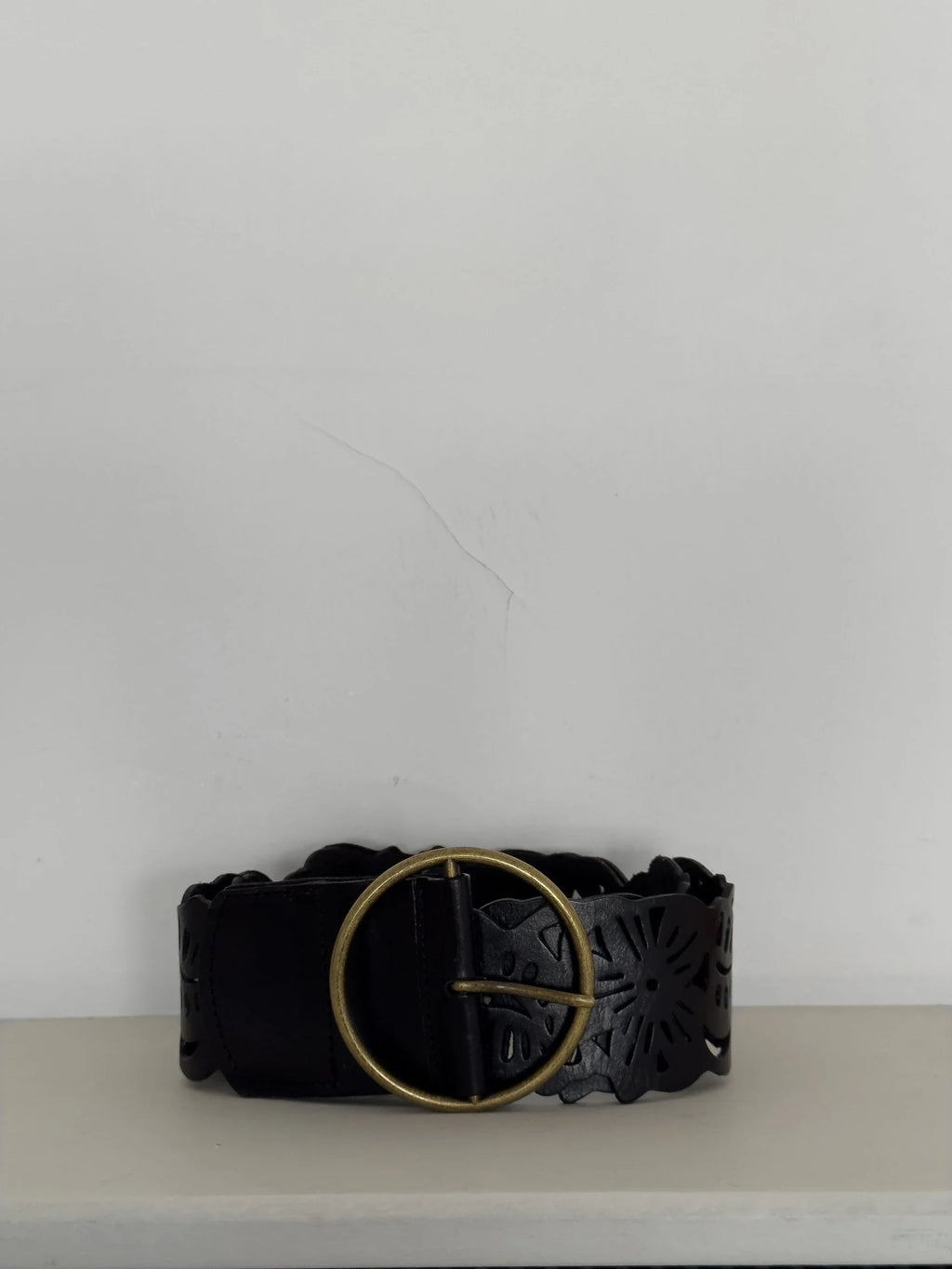 Black Leather Belt