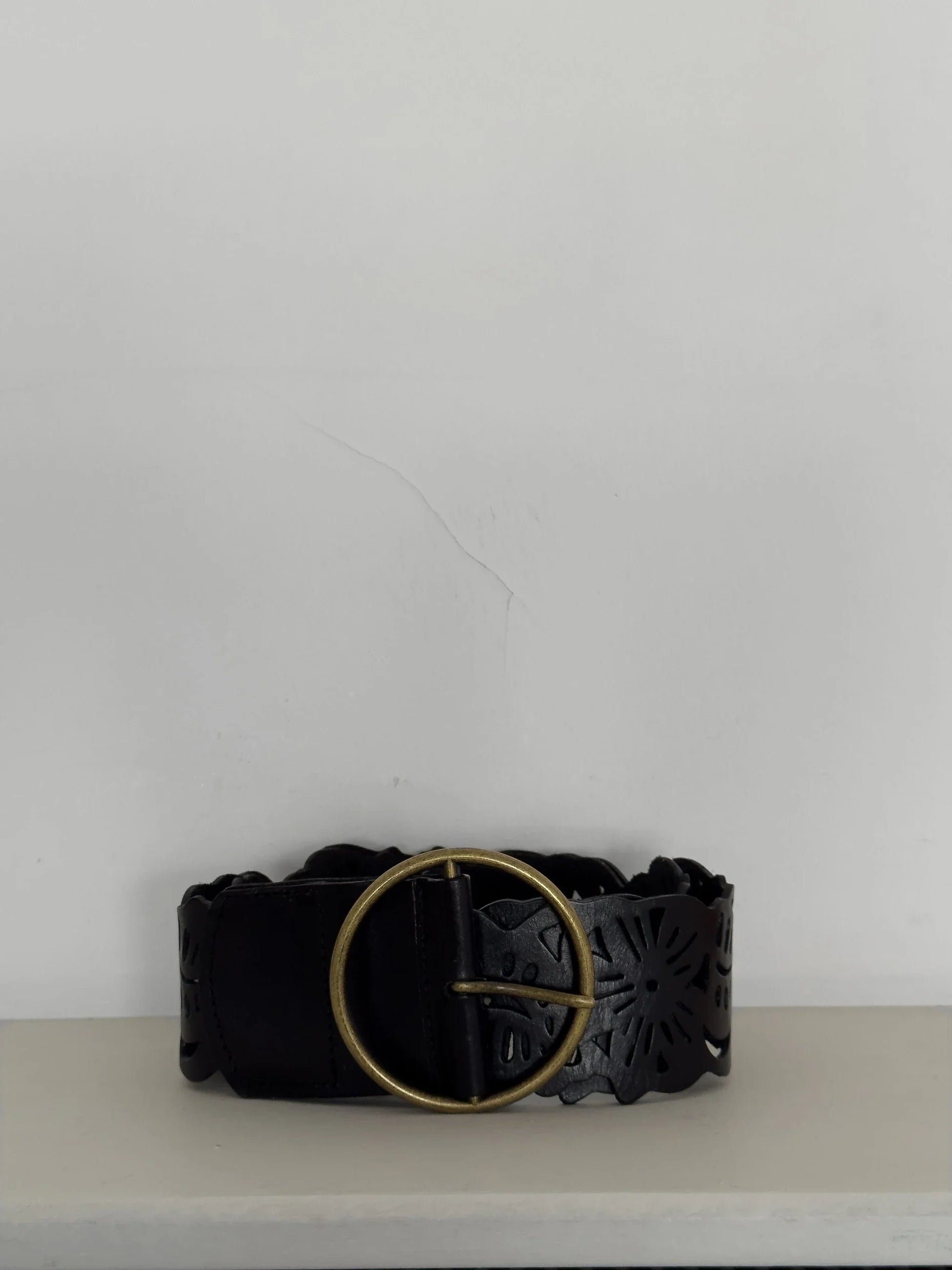 Black Leather Belt