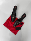 Prada Rubber-Sole Leather Mules