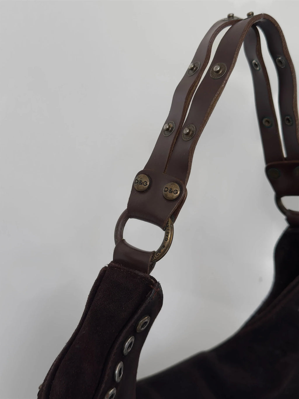 Dolce&Gabbana Brown Suede Bag