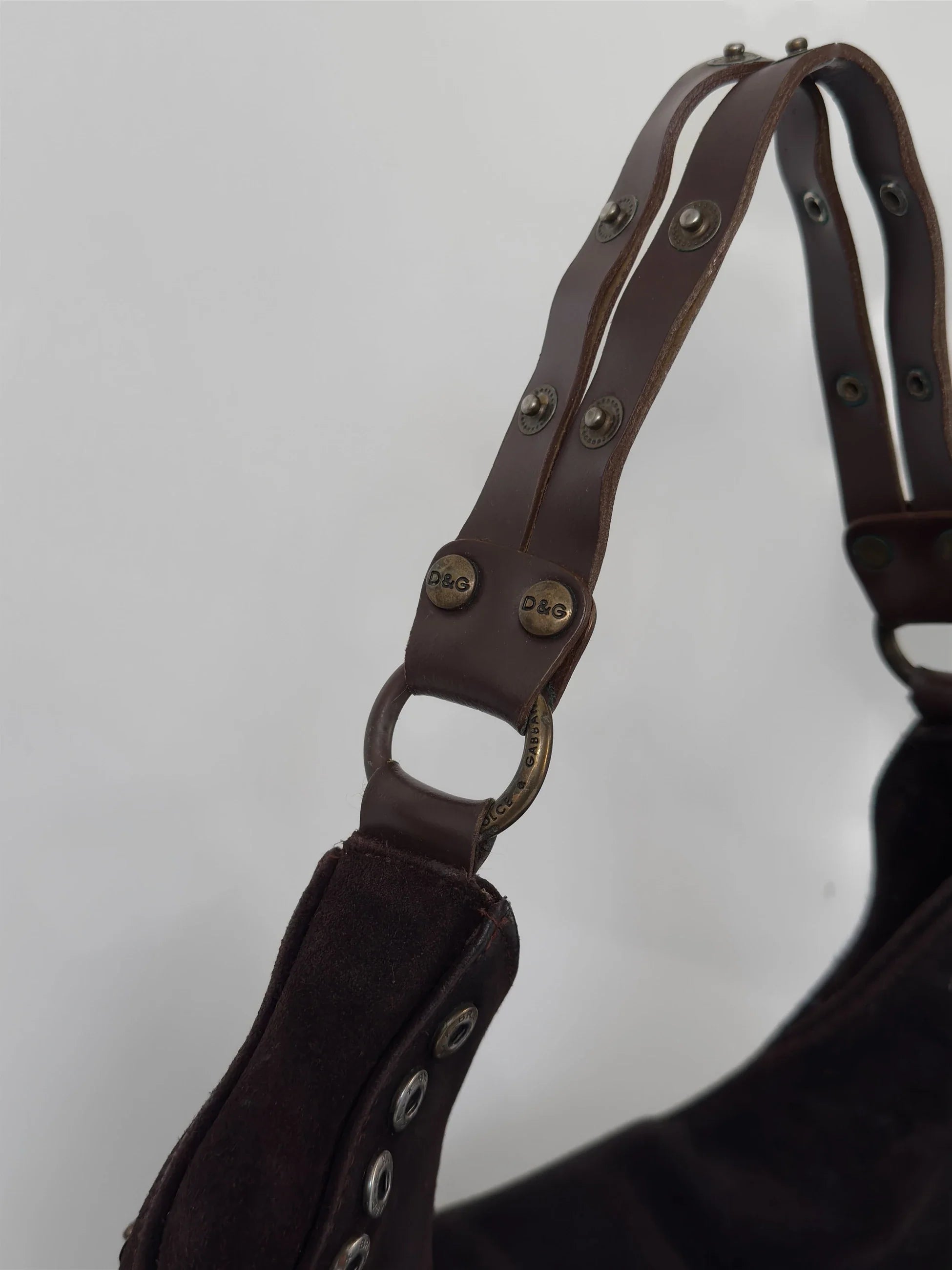 Dolce&Gabbana Brown Suede Bag