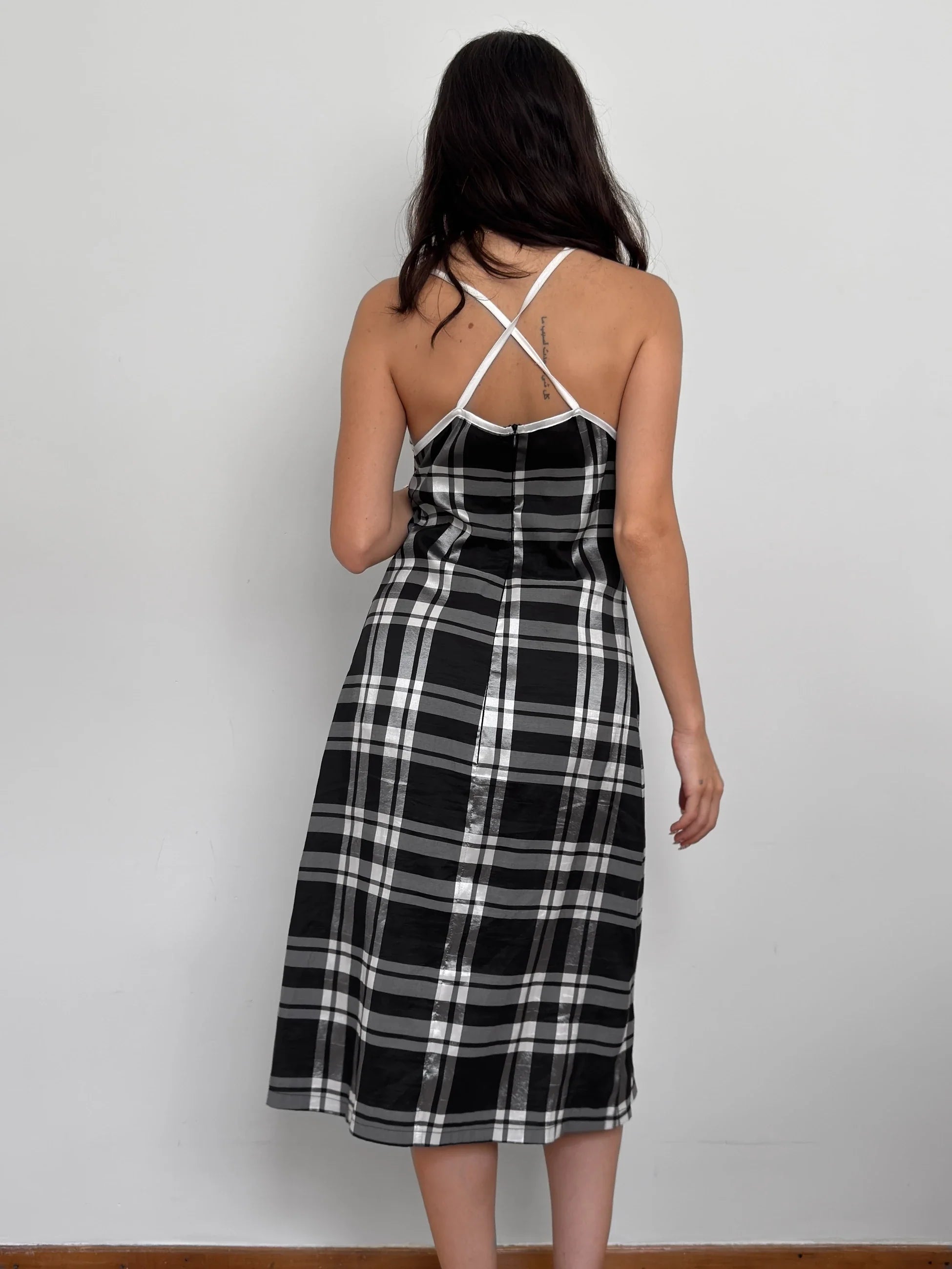 Satin Midi Dress