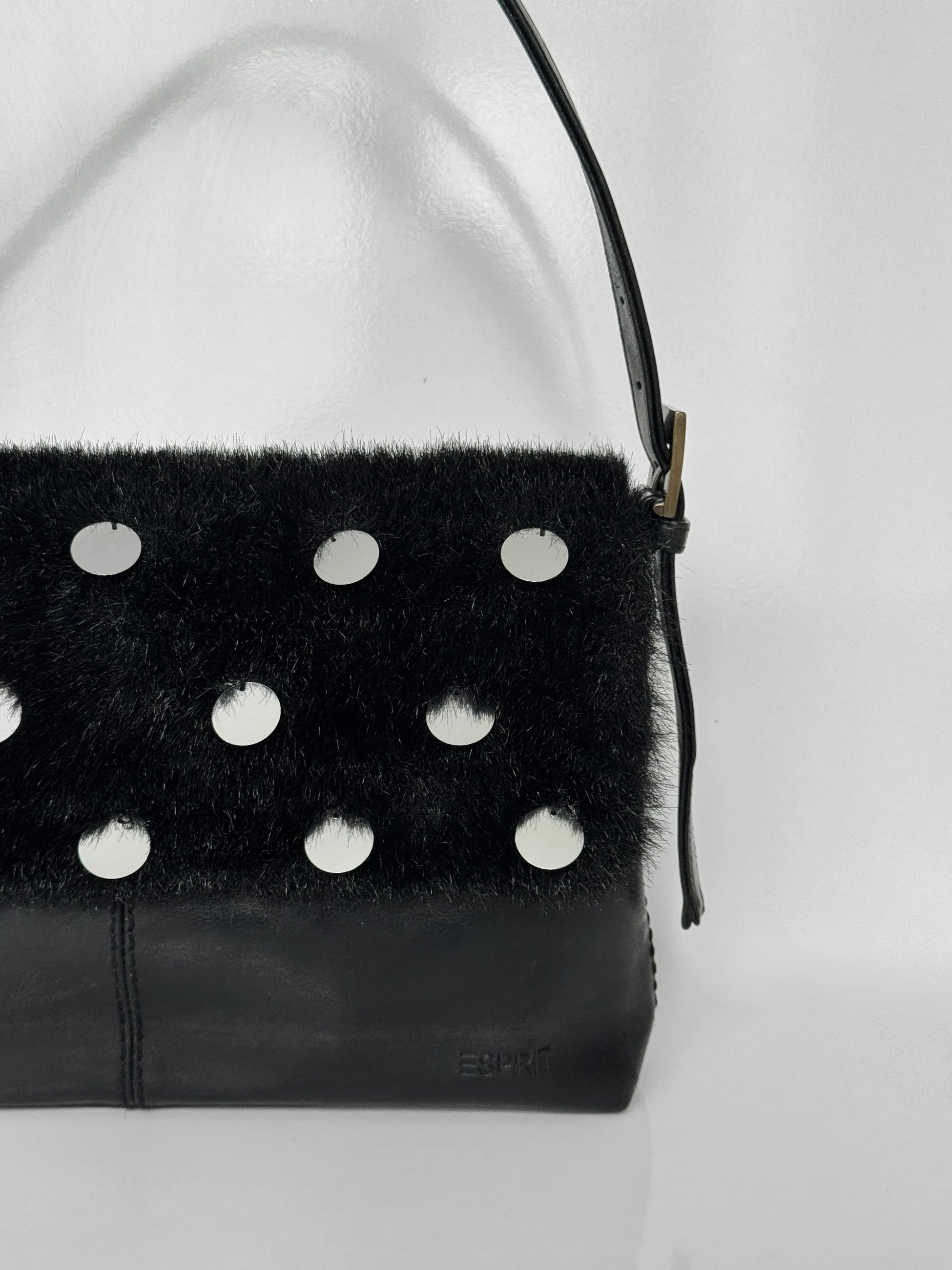 Esprit Fur-Trimmed Bag
