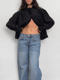 Black Silk Shirt