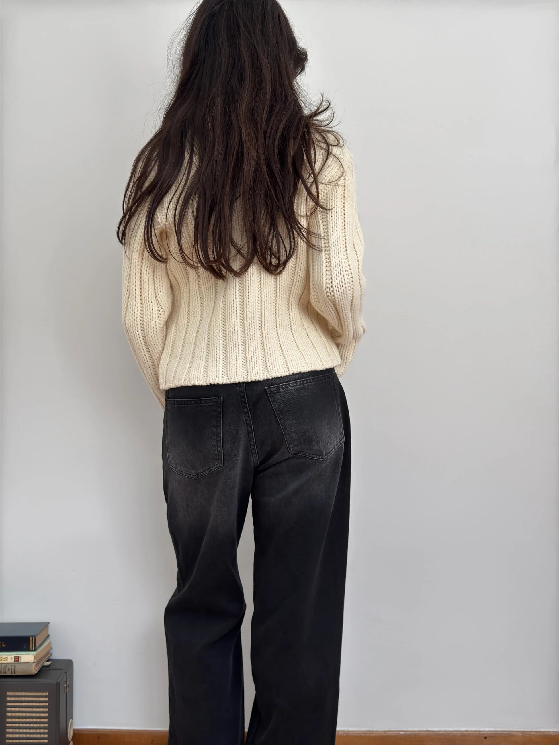 Turtleneck Collar Knit Sweater