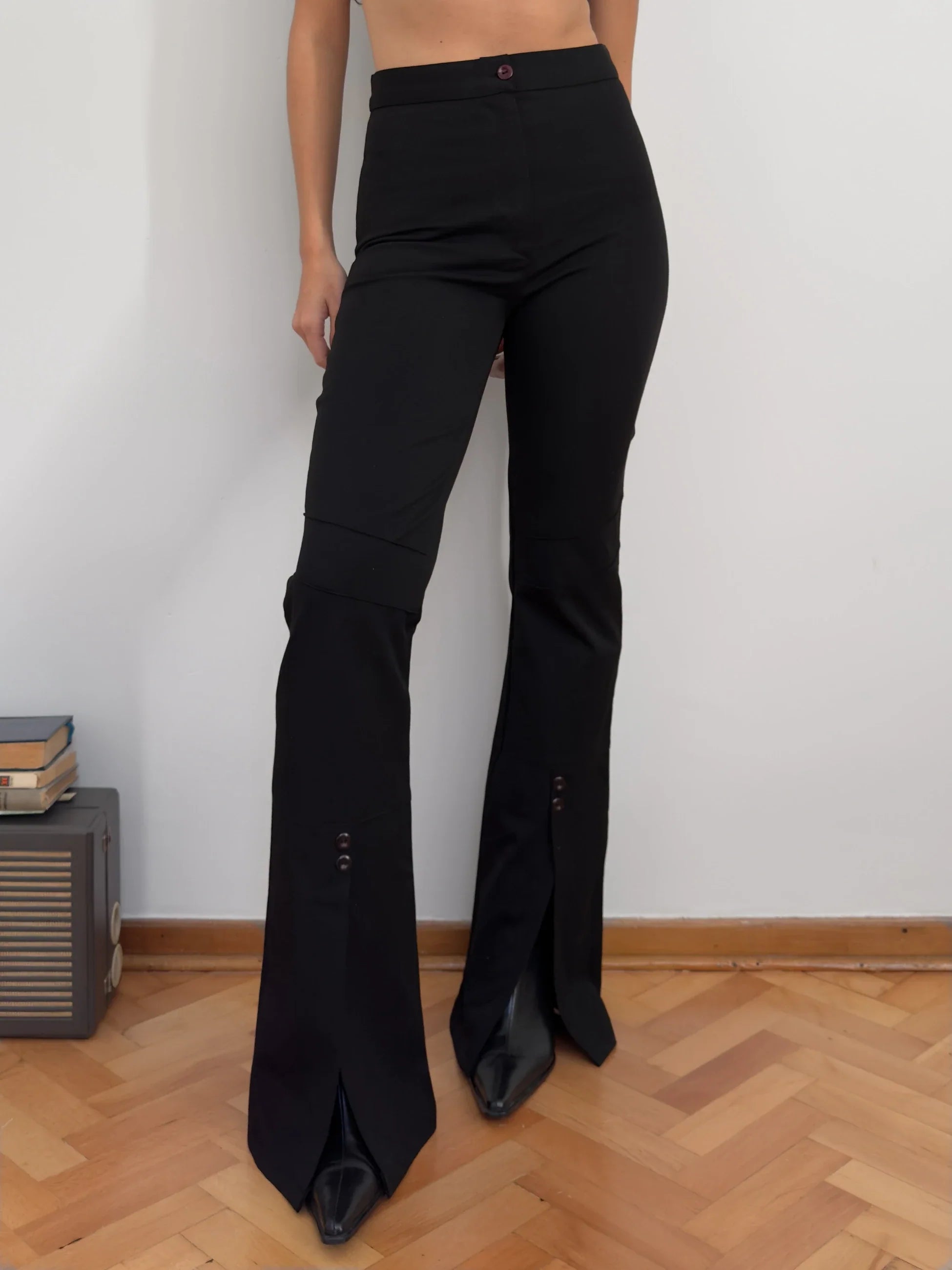 Hem-Detailed Trousers