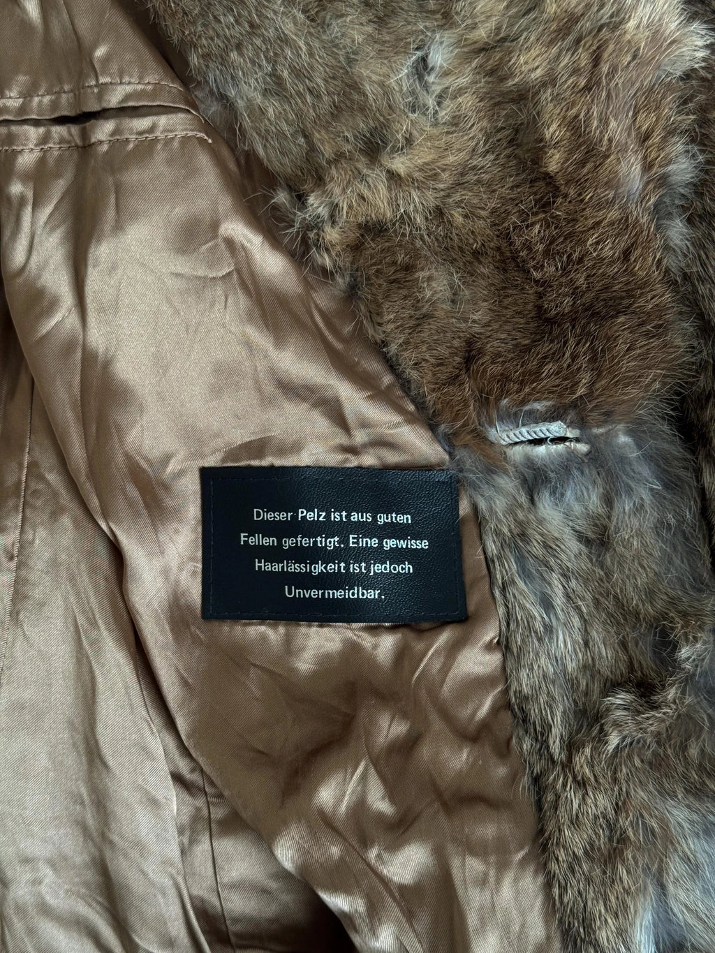 Light Brown Long Fur Coat