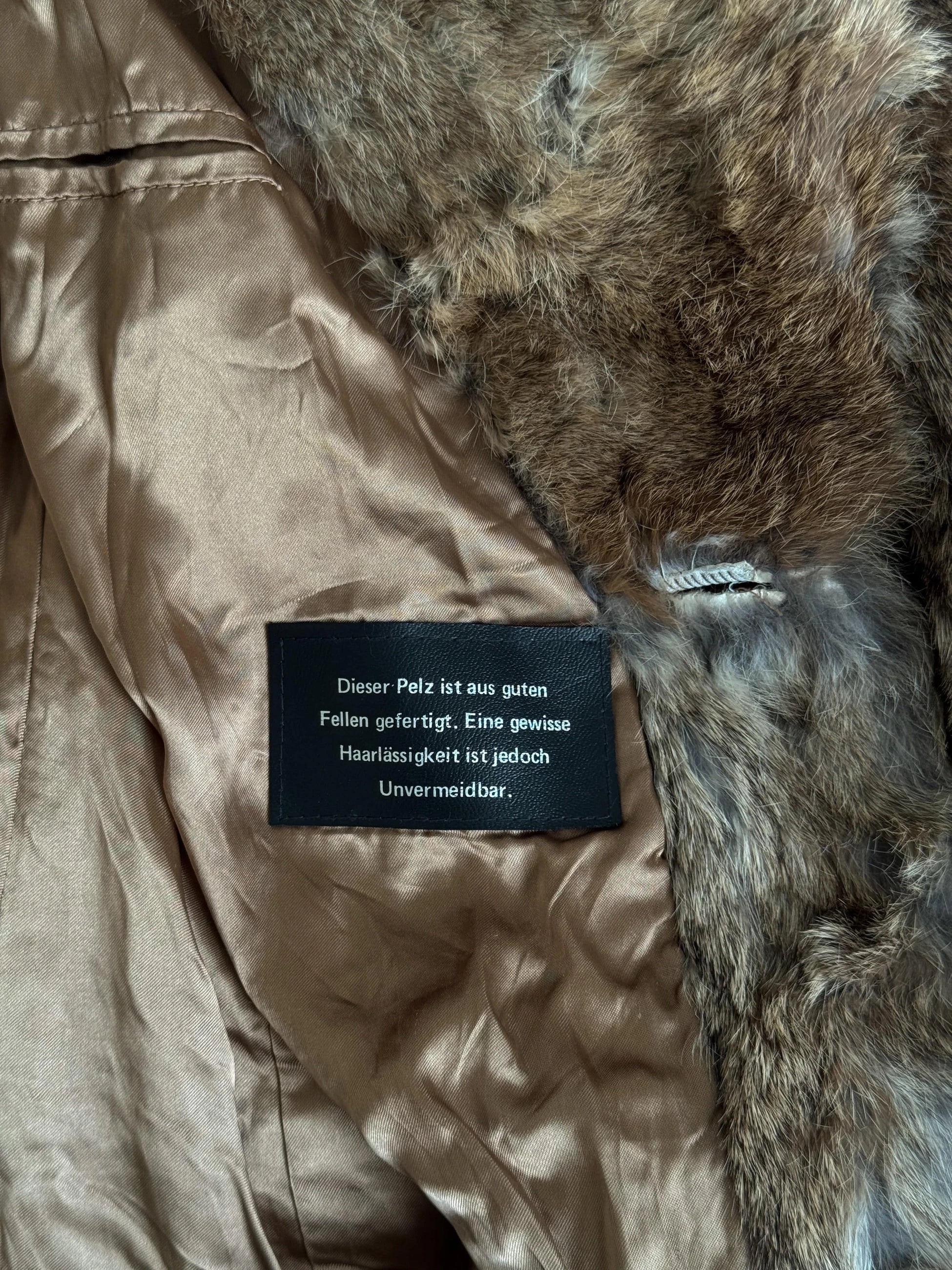 Light Brown Long Fur Coat