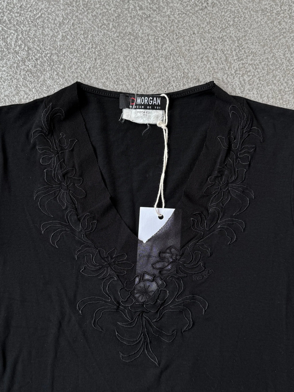 Morgan Tulle-Detailed Blouse