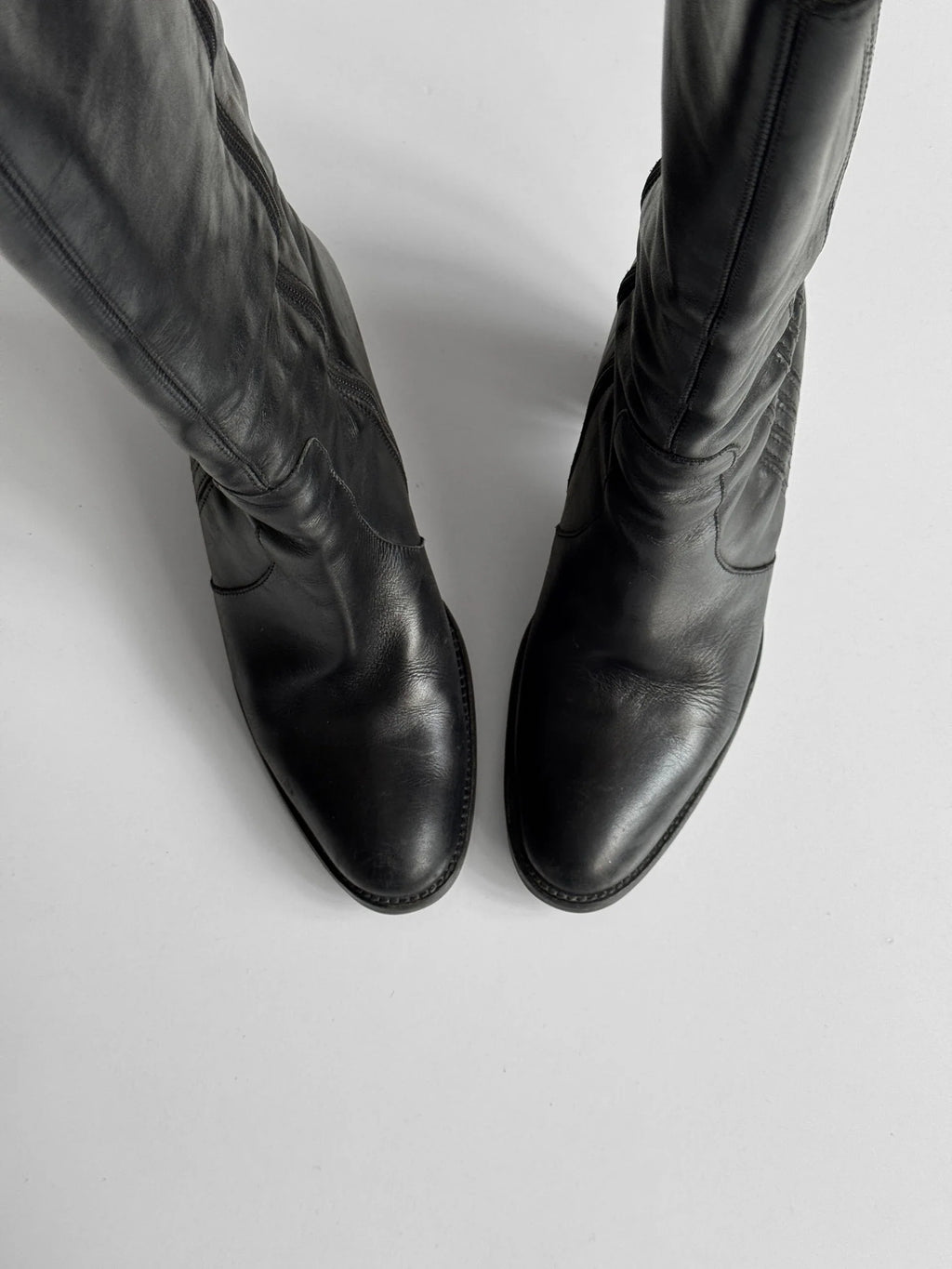 Black Leather Boots