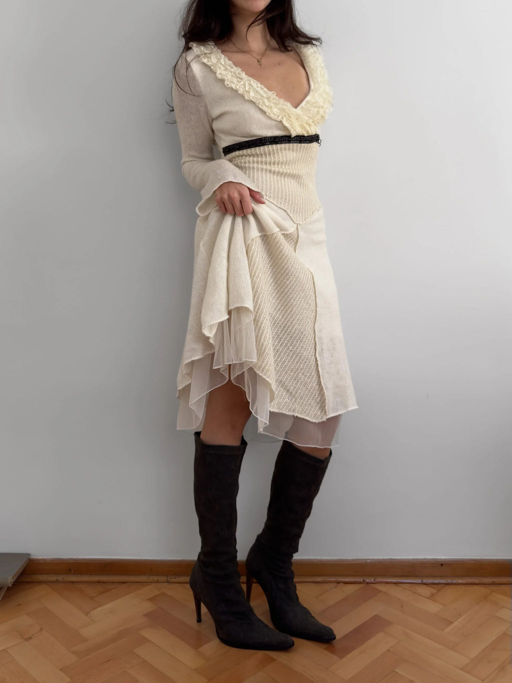 Long Sleeve Knit Dress