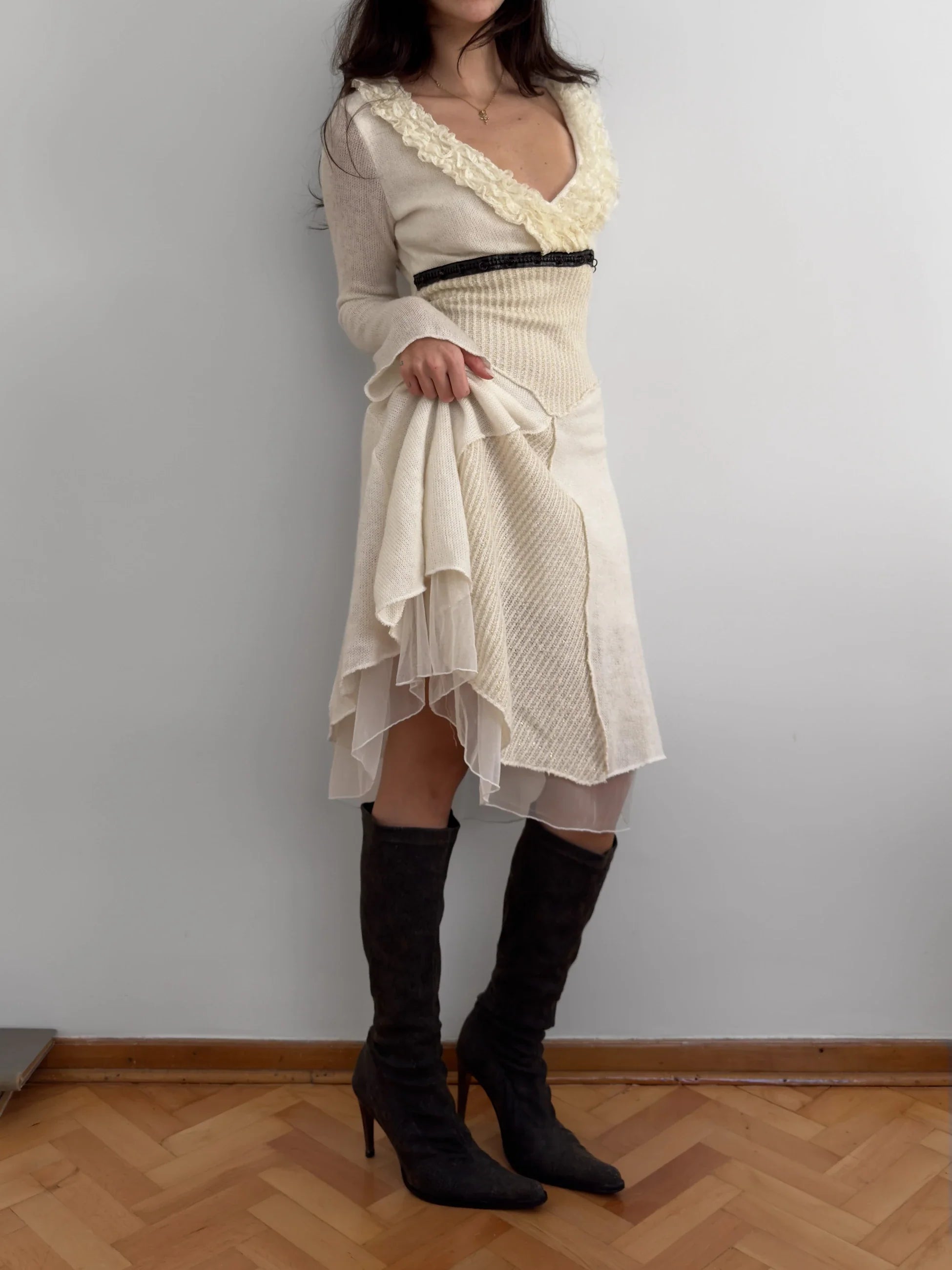 Long Sleeve Knit Dress