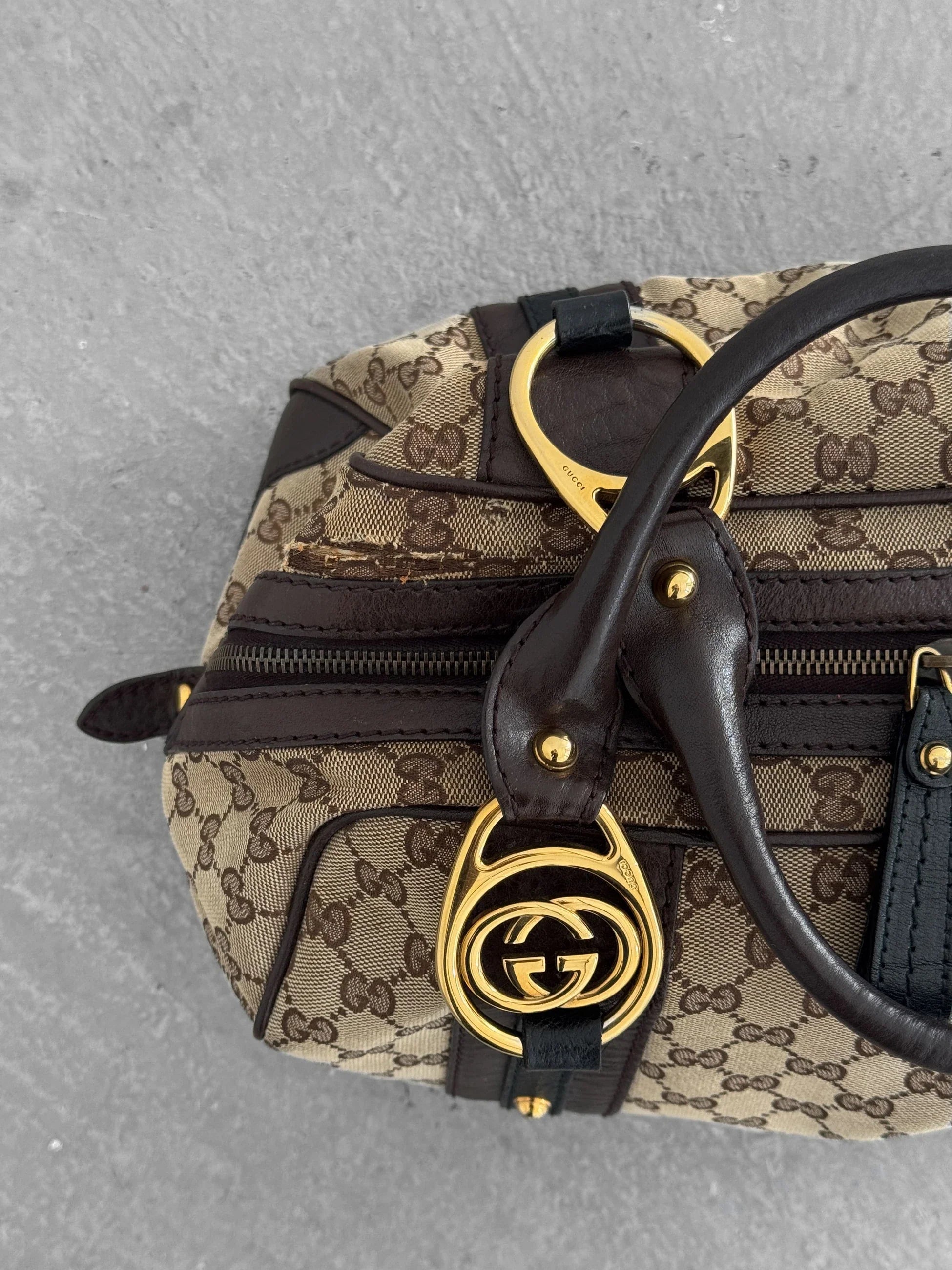 Gucci GG Canvas Boston Bag